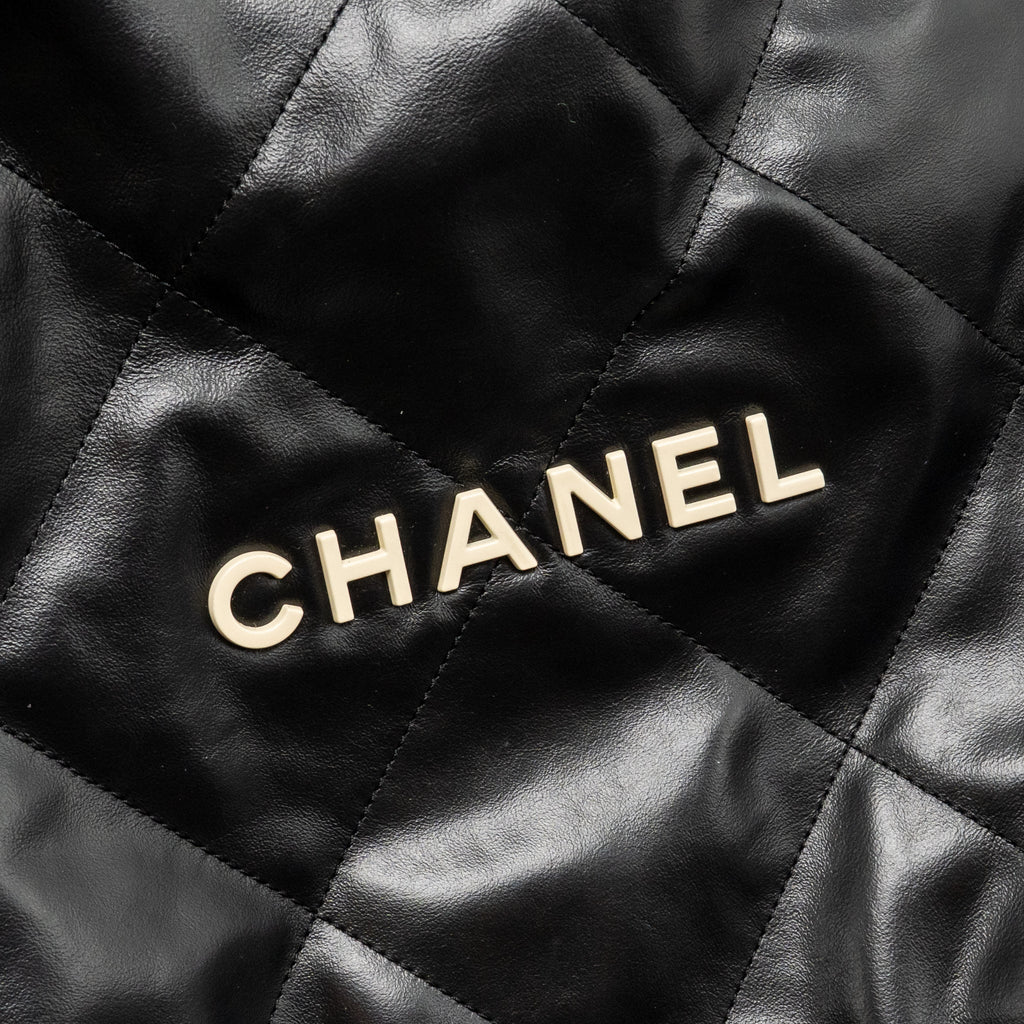 chanel-small-22-bag-white-letter-shiny-calfskin-black-ghw-microchip