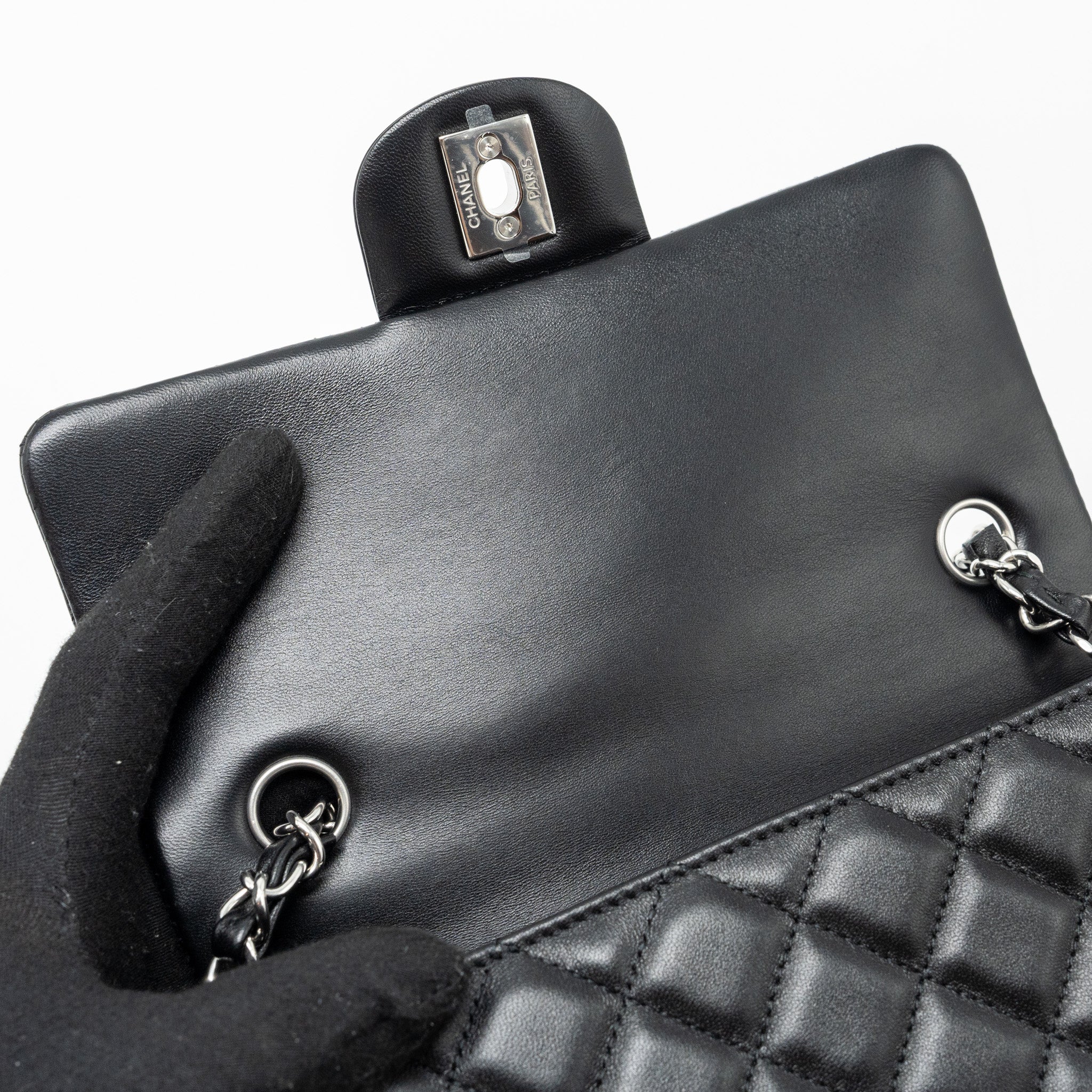 chanel-mini-rectangular-flap-bag-lambskin-black-shw-microchip-6