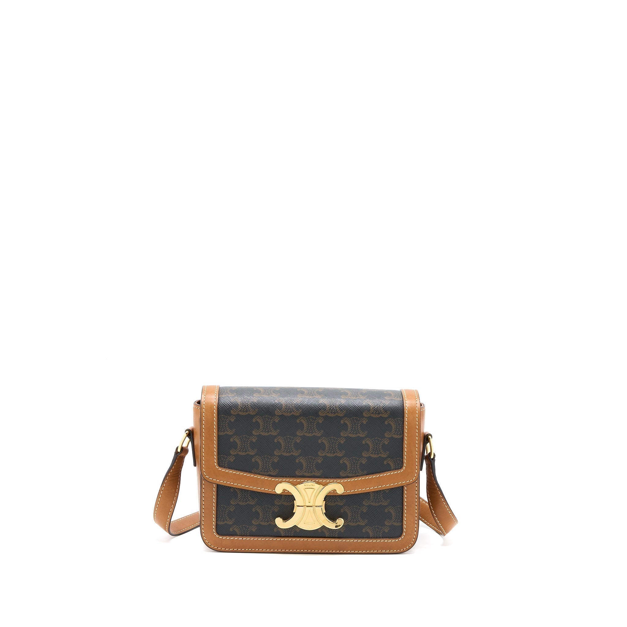 celine-teen-triomphe-bag-in-triomphe-canvas-nature-calfskin-ghw