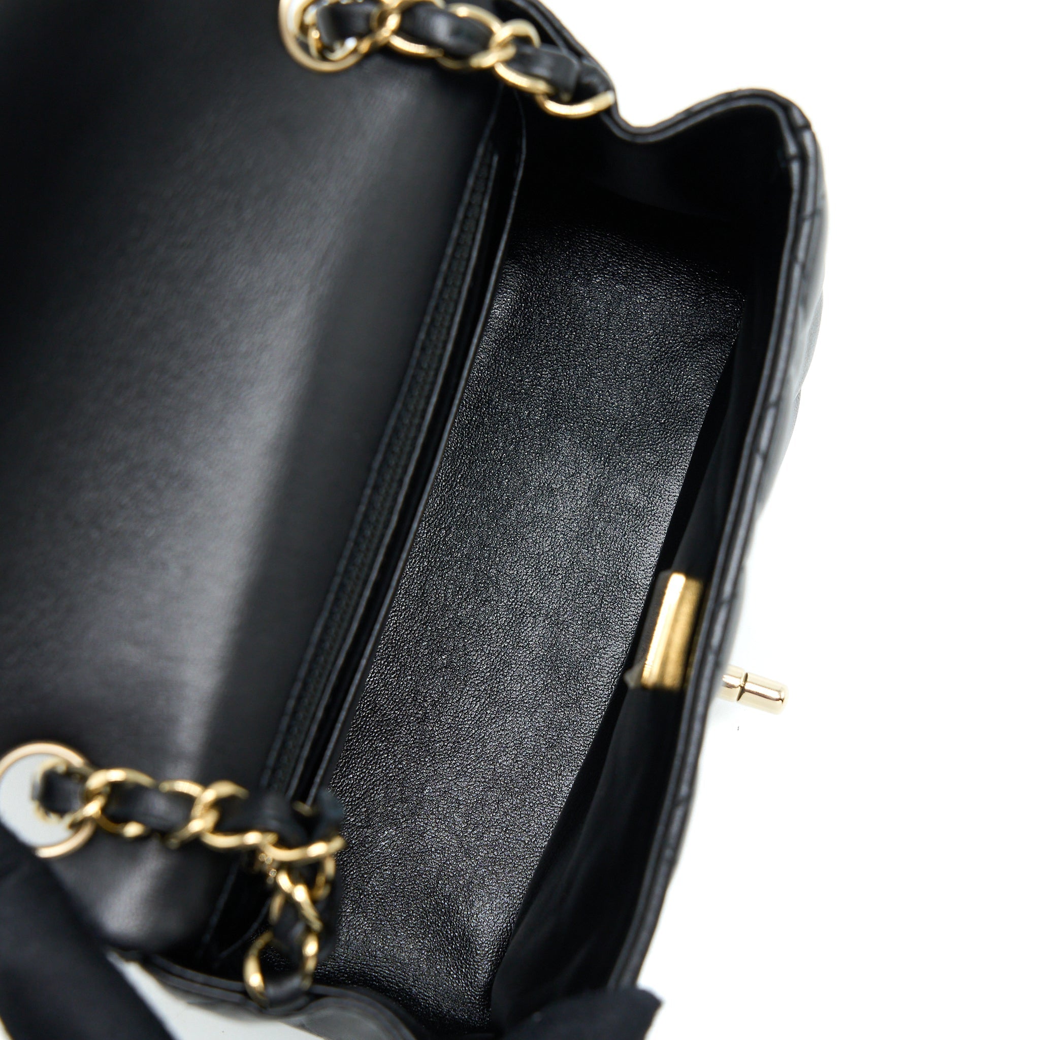 chanel-mini-square-flap-bag-lambskin-black-lghw-microchip-5