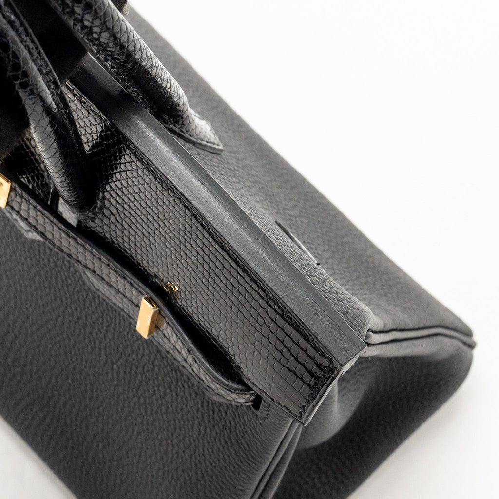 hermes-birkin-25-touch-togo-lizard-black-ghw-stamp-b