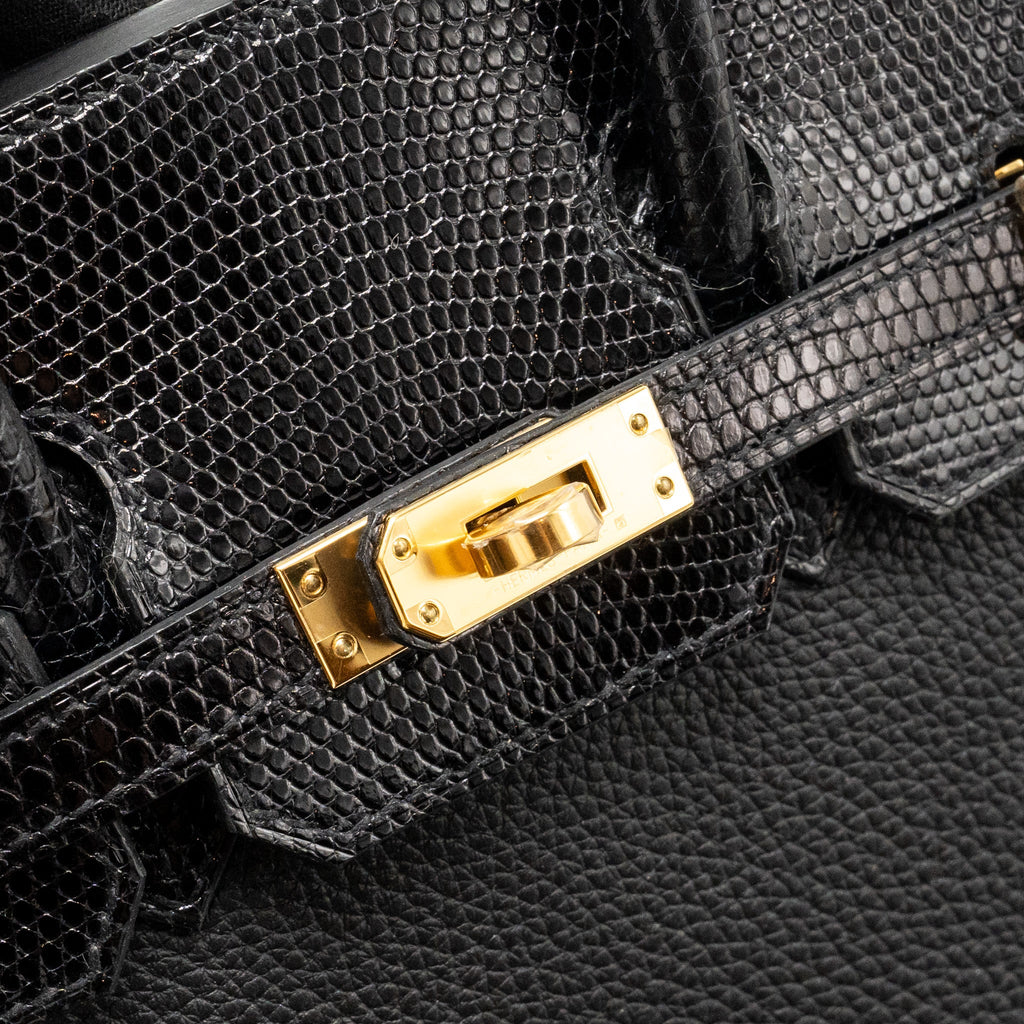 hermes-birkin-25-touch-togo-lizard-black-ghw-stamp-b