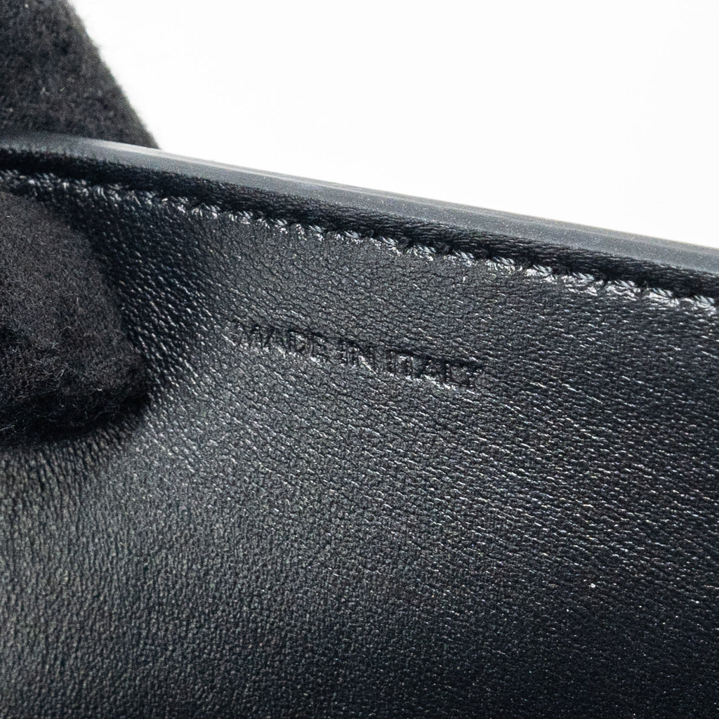 celine-triomphe-flap-wallet-with-strap-calfskin-black-ghw