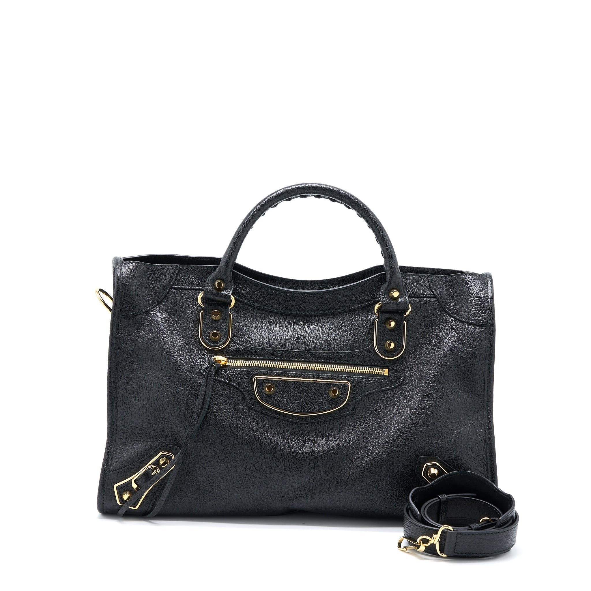 balenciaga-edge-city-bag-goatskin-black-ghw