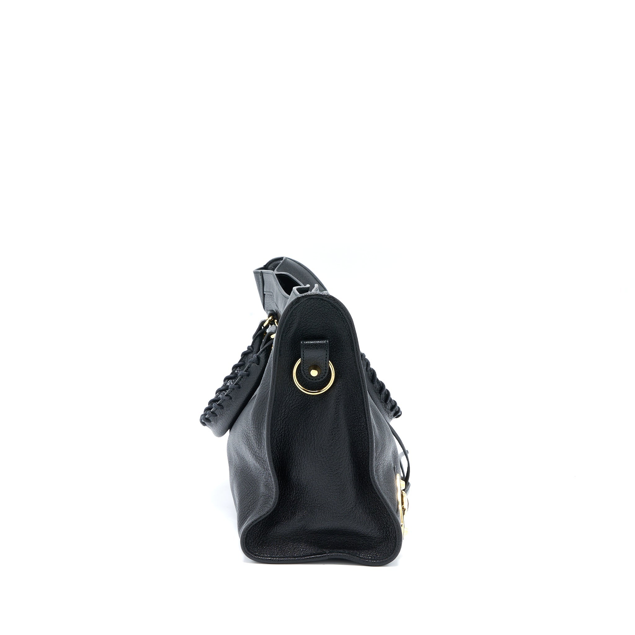 balenciaga-edge-city-bag-goatskin-black-ghw