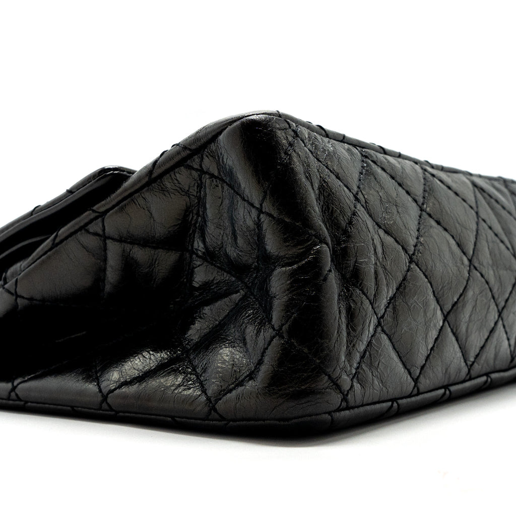 chanel-2-55-226-reissue-double-flap-bag-grained-calfskin-black-shw