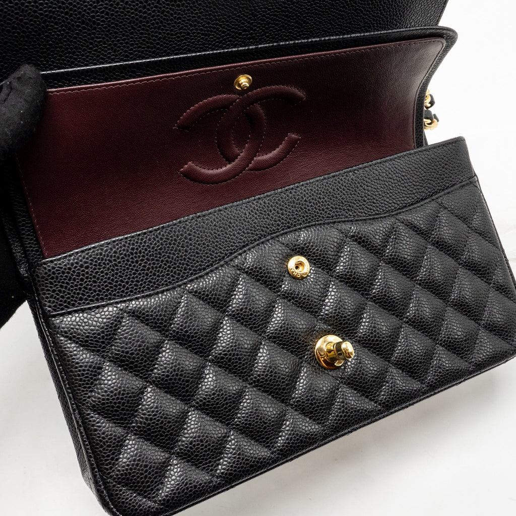 chanel-medium-classic-double-flap-bag-caviar-black-ghw-34
