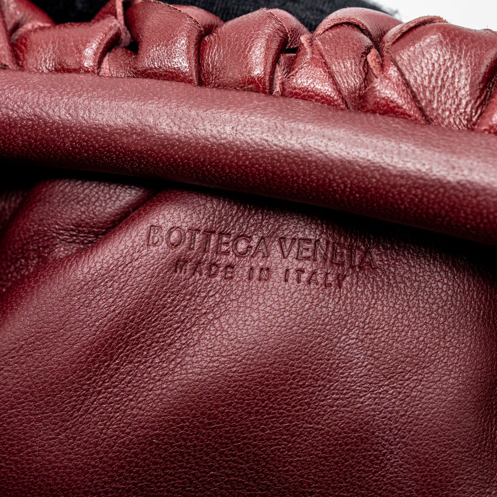 bottega-veneta-mini-pouch-lambskin-dark-red-ghw
