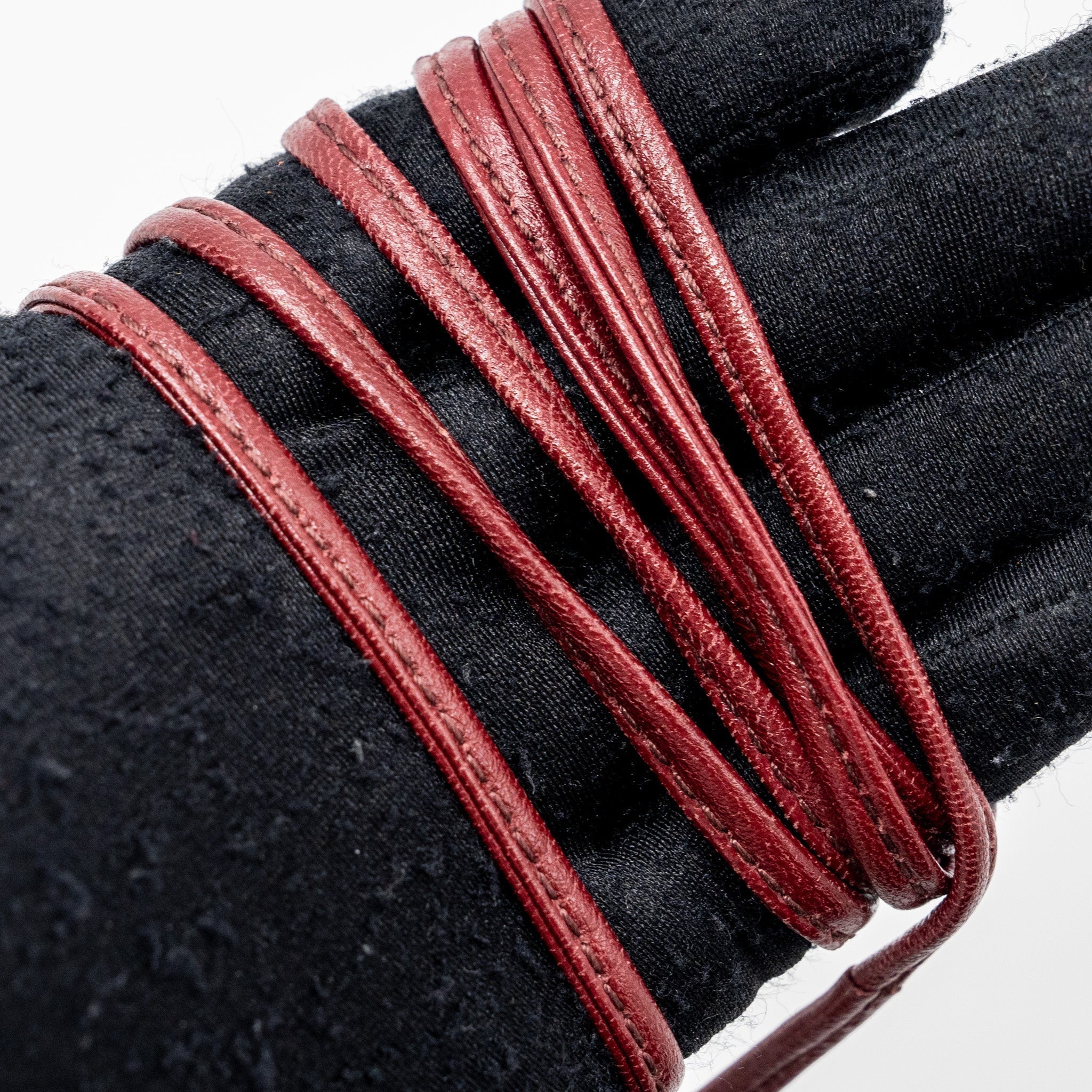 bottega-veneta-mini-pouch-lambskin-dark-red-ghw