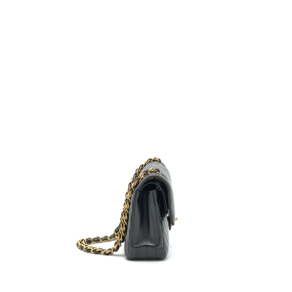 chanel-small-classic-double-flap-bag-chevron-lambskin-black-ghw