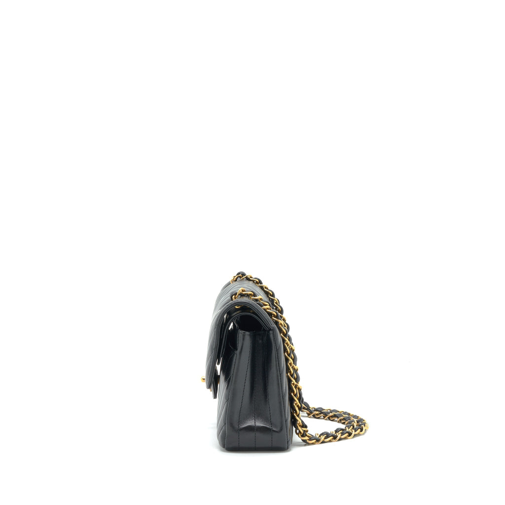 chanel-small-classic-double-flap-bag-chevron-lambskin-black-ghw