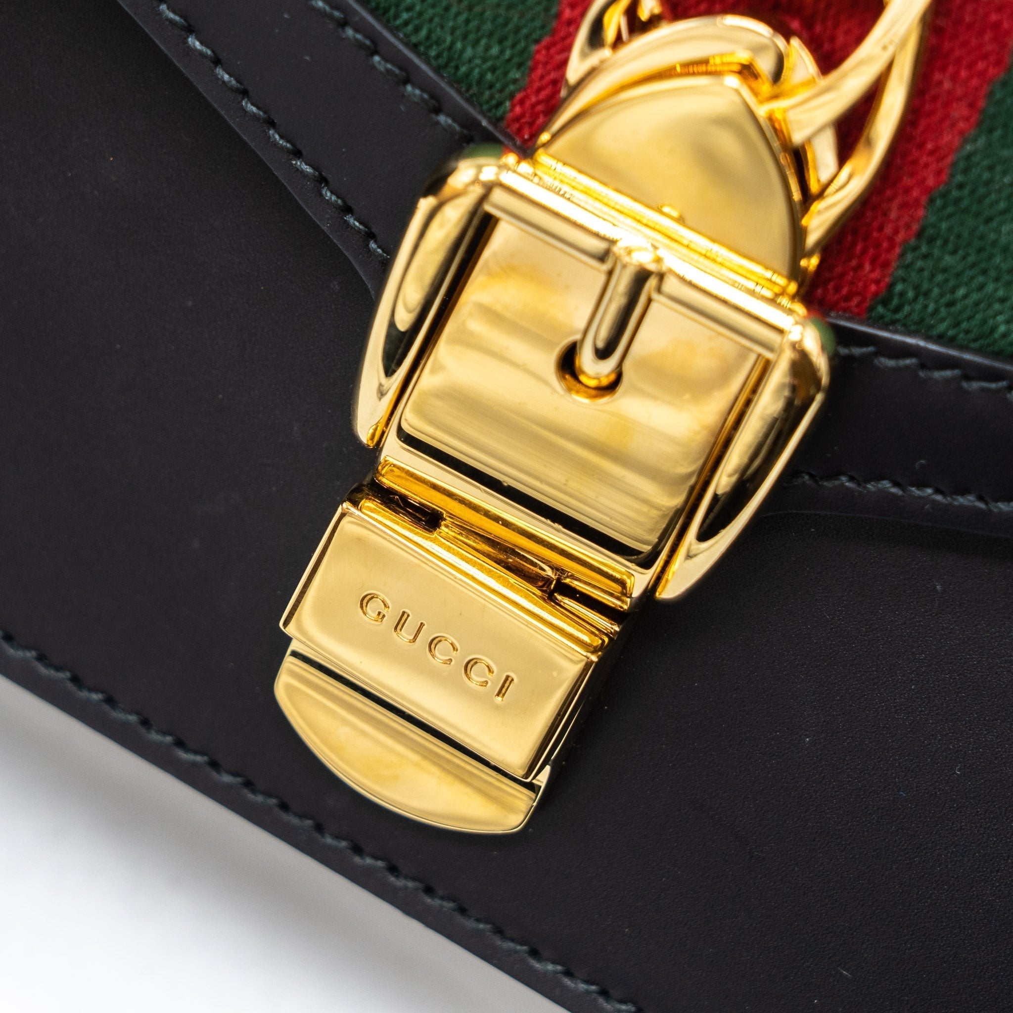 gucci-mini-sylvie-chain-bag-calfskin-black-ghw