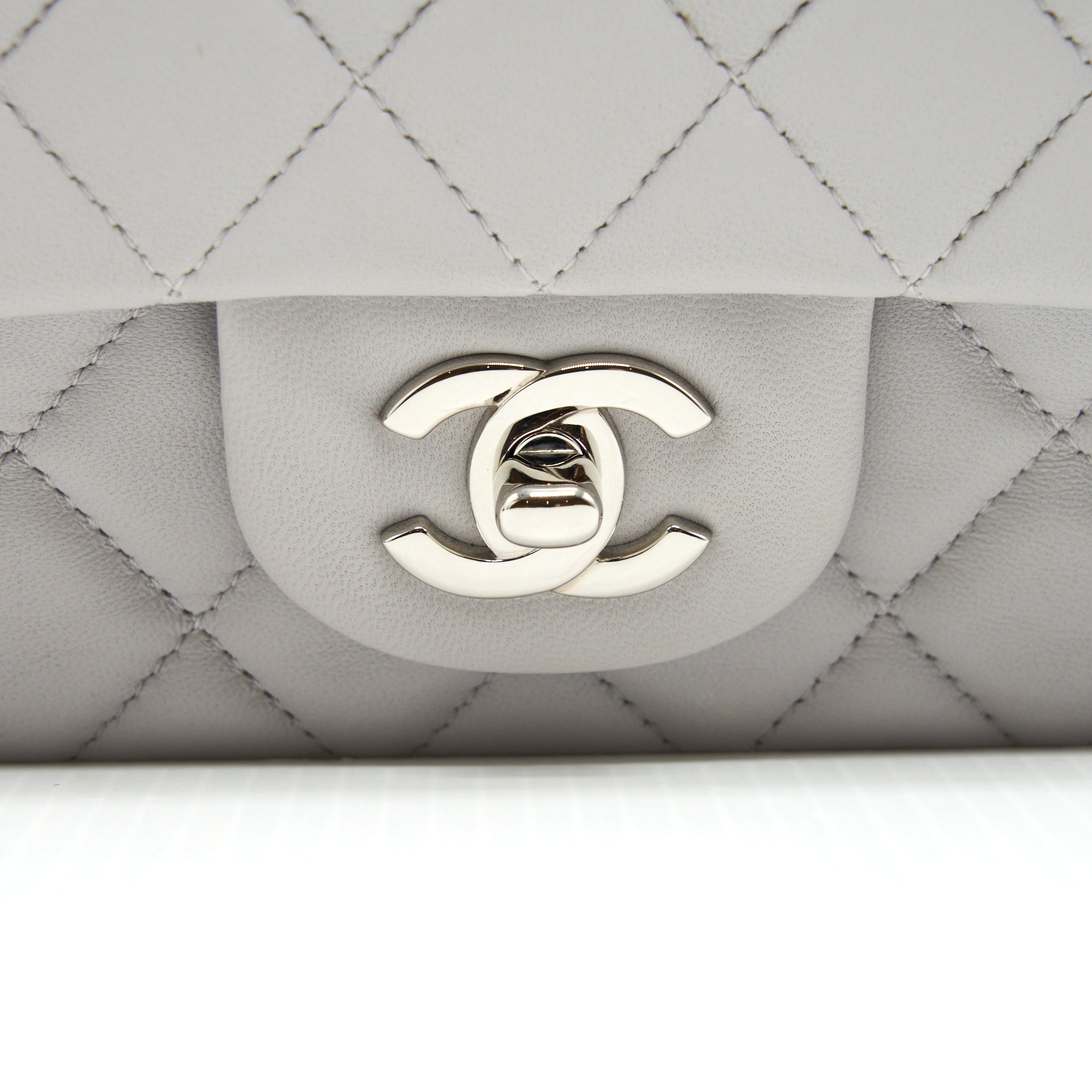 chanel-mini-rectangular-flap-bag-lambskin-light-grey-shw