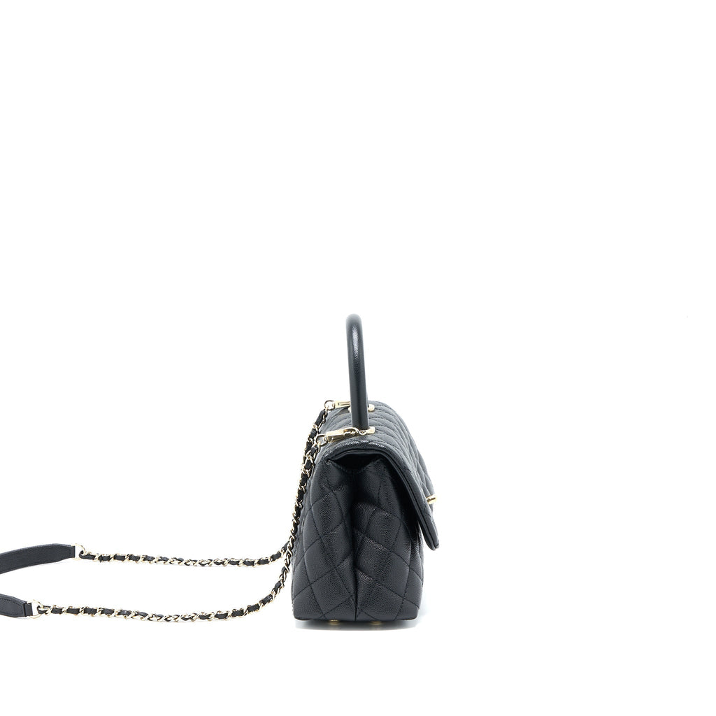 chanel-small-coco-handle-caviar-black-lghw