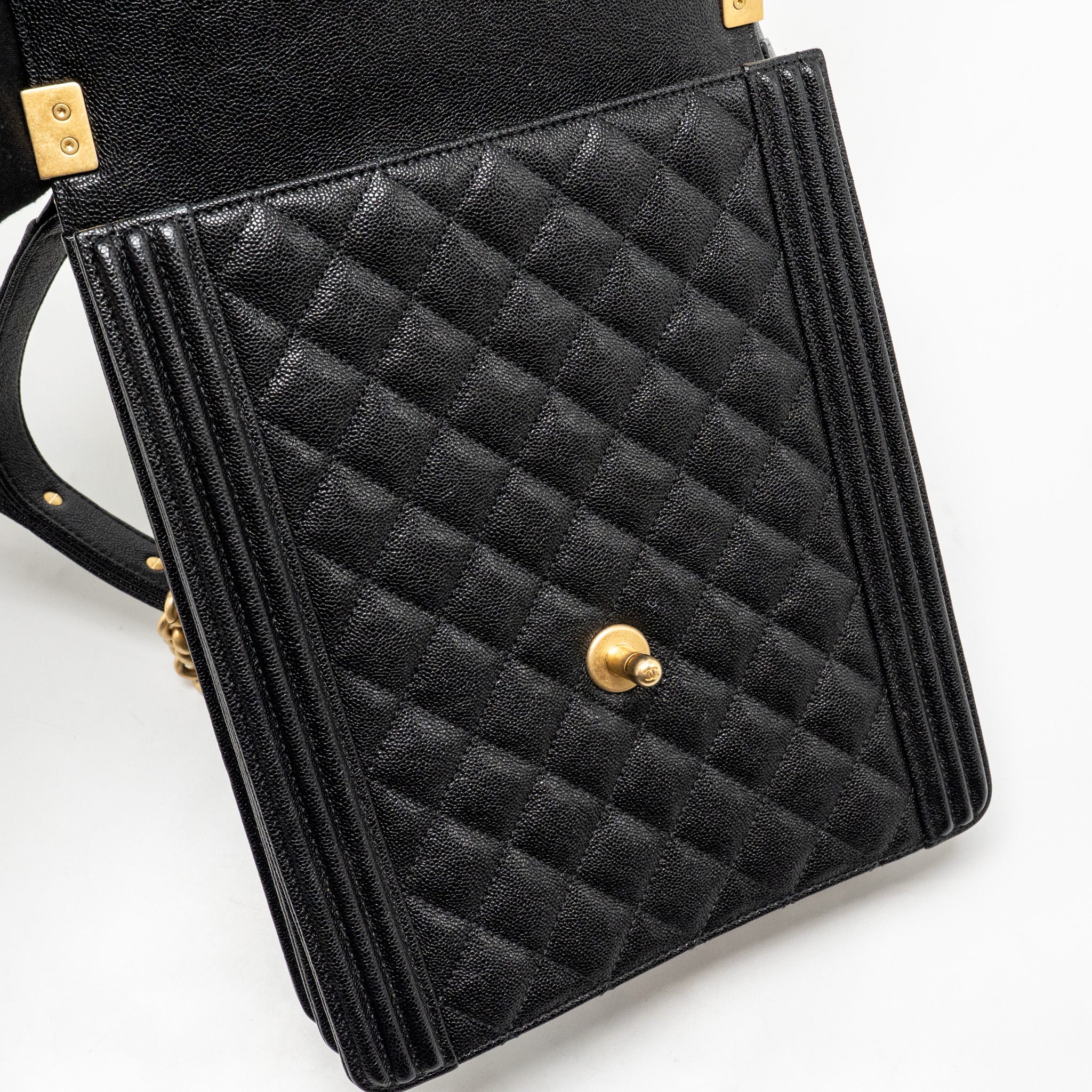 chanel-north-south-vertical-boy-bag-caviar-black-ghw