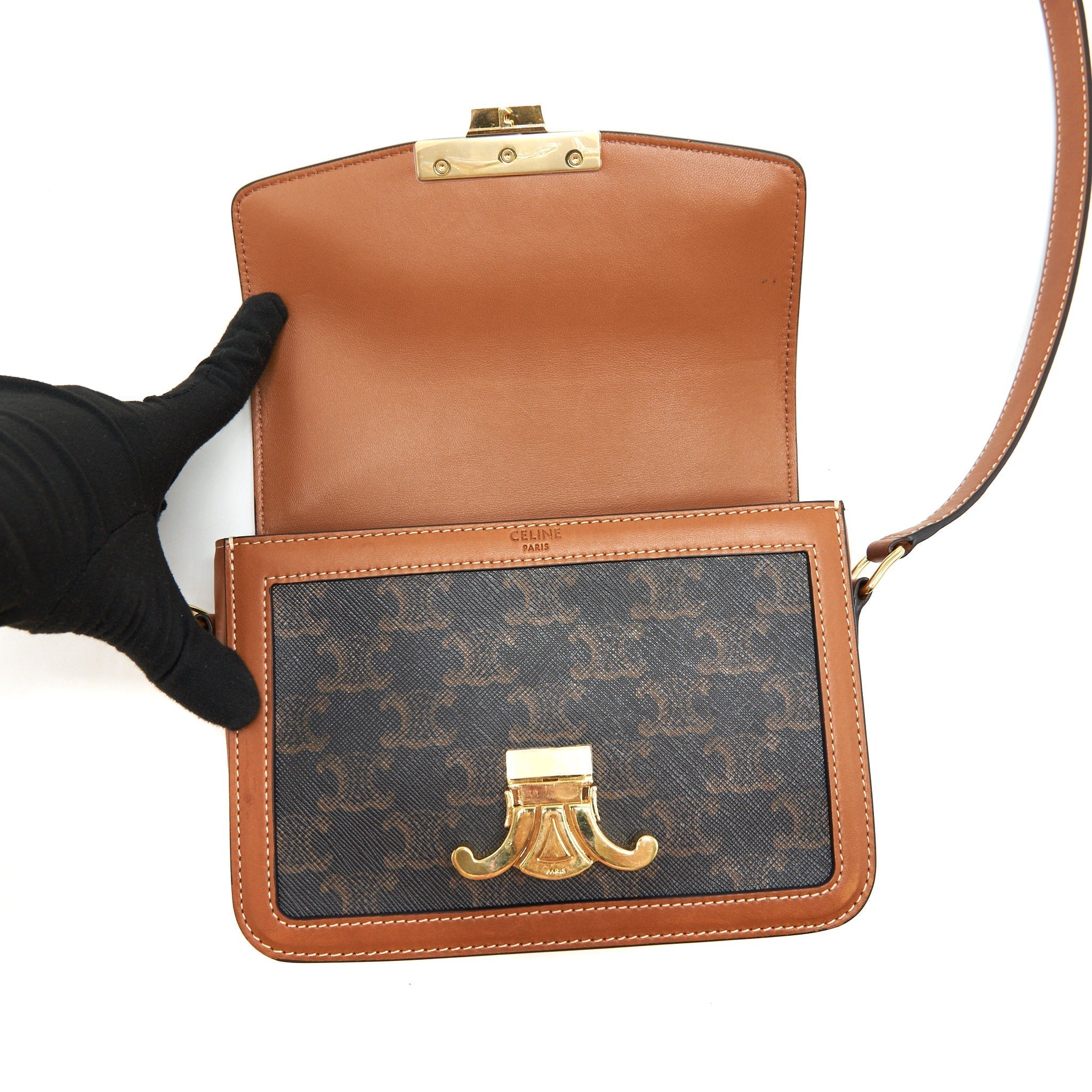 celine-teen-triomphe-bag-in-triomphe-canvas-and-calfskin-tan