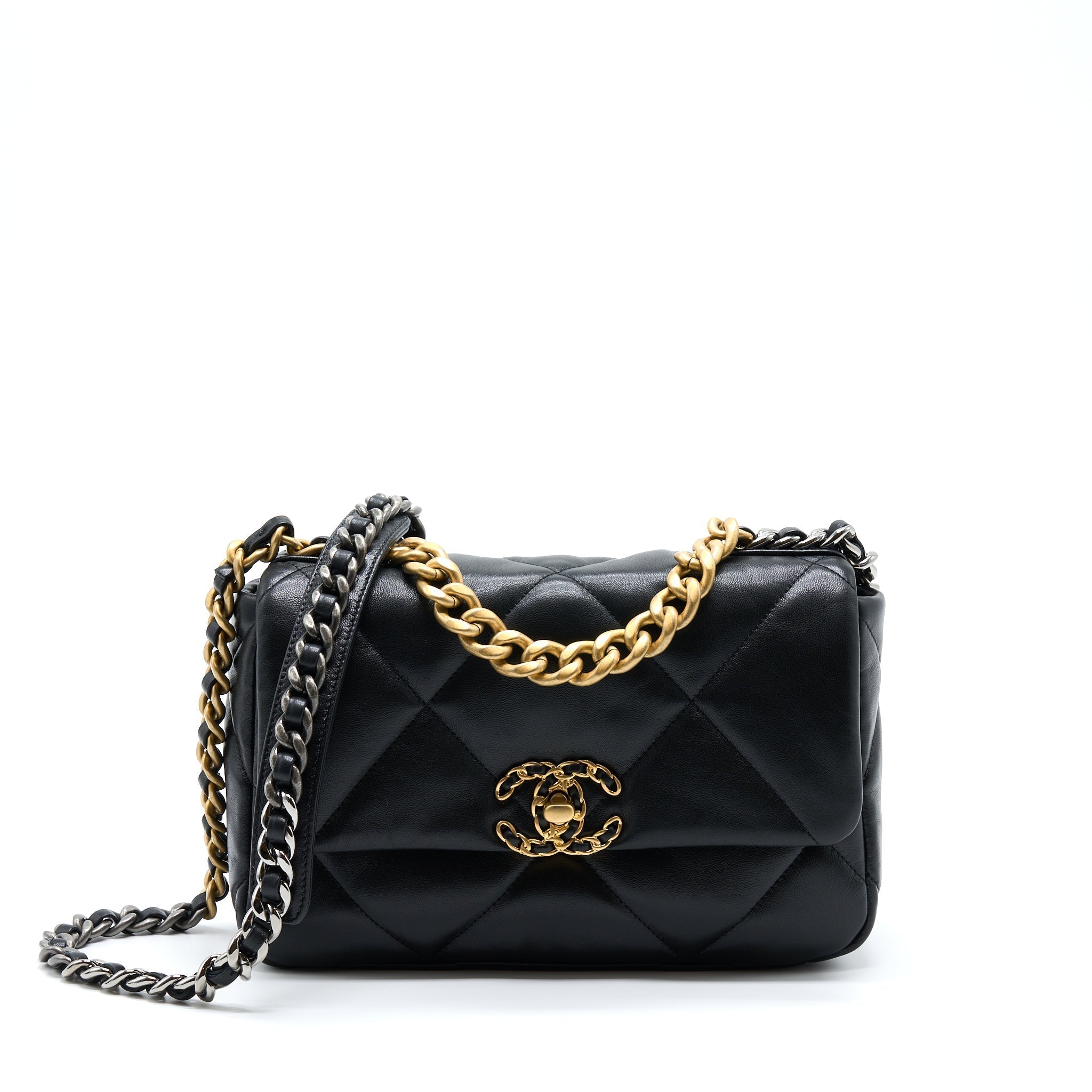 chanel-small-19-bag-lambskin-black-with-multicolour-hardware-microchip-1
