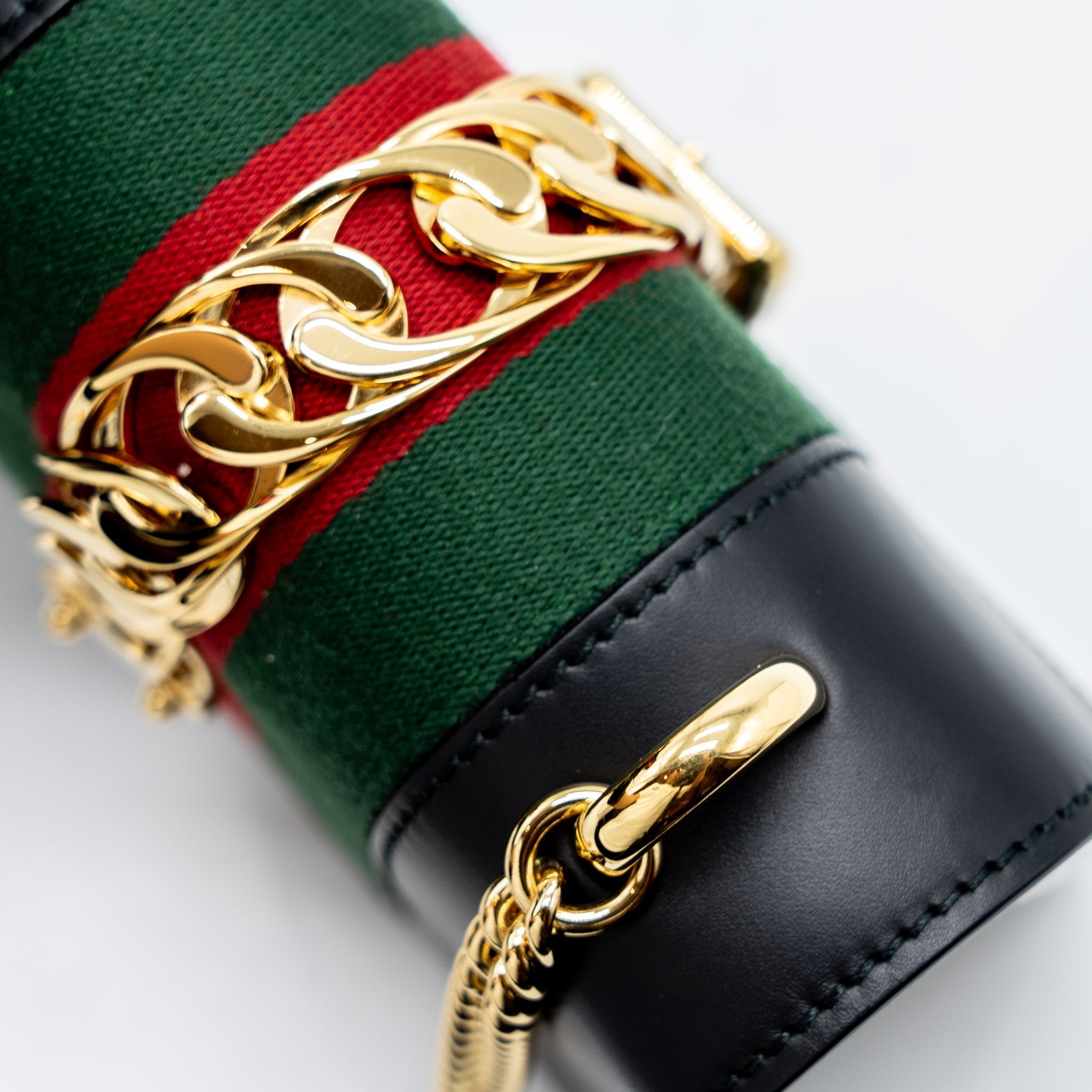 gucci-mini-sylvie-chain-bag-calfskin-black-ghw