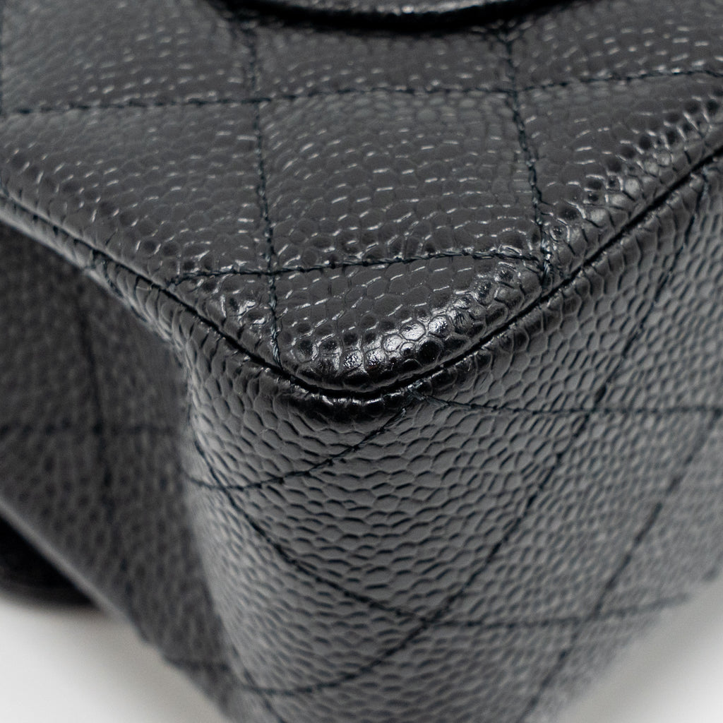 chanel-small-classic-double-flap-bag-caviar-black-shw-2
