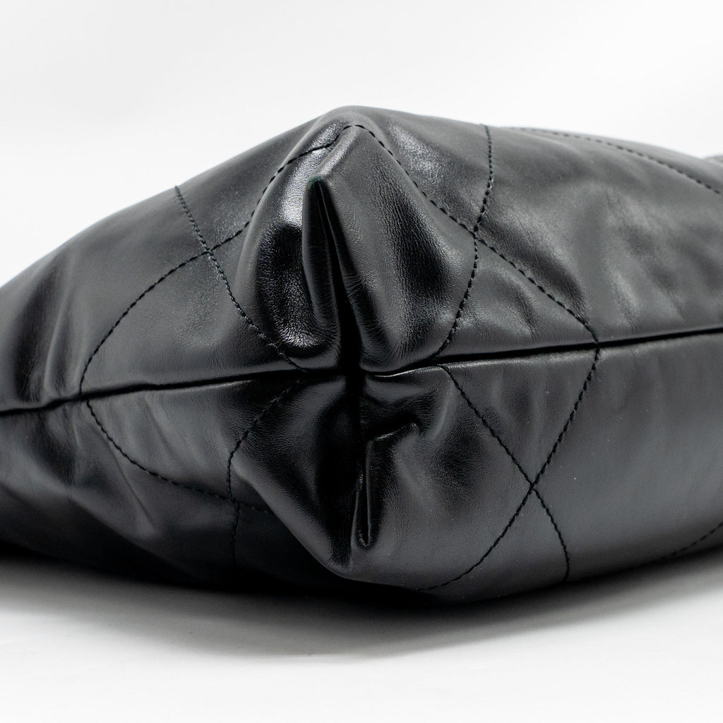 chanel-small-22-bag-shiny-calfskin-black-ghwmicrochip-1