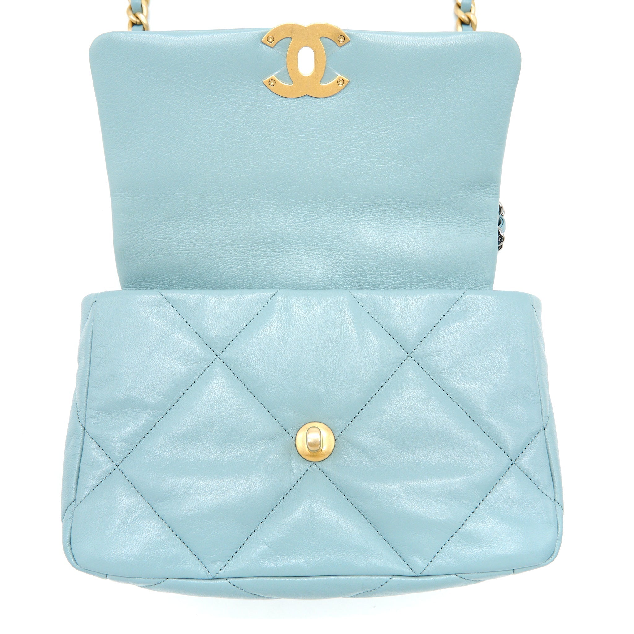 chanel-small-19-bag-lambskin-light-blue-multicolour-hardware