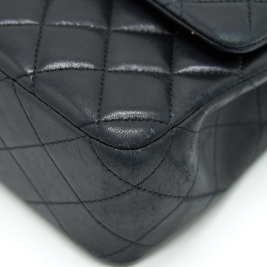 chanel-classic-double-flap-bag-lambskin-medium-black-ghw-serial-19