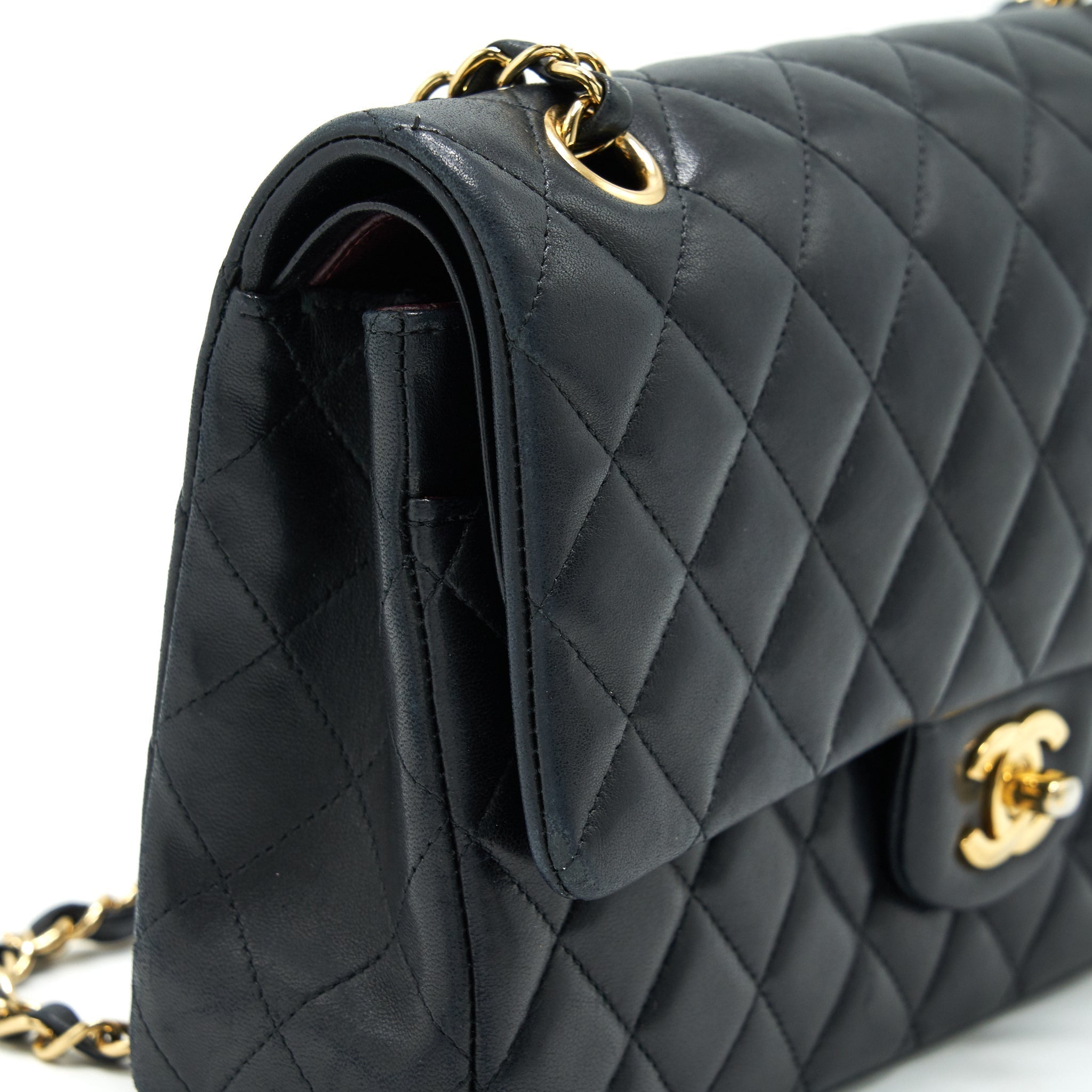 chanel-classic-double-flap-bag-lambskin-medium-black-ghw-serial-19