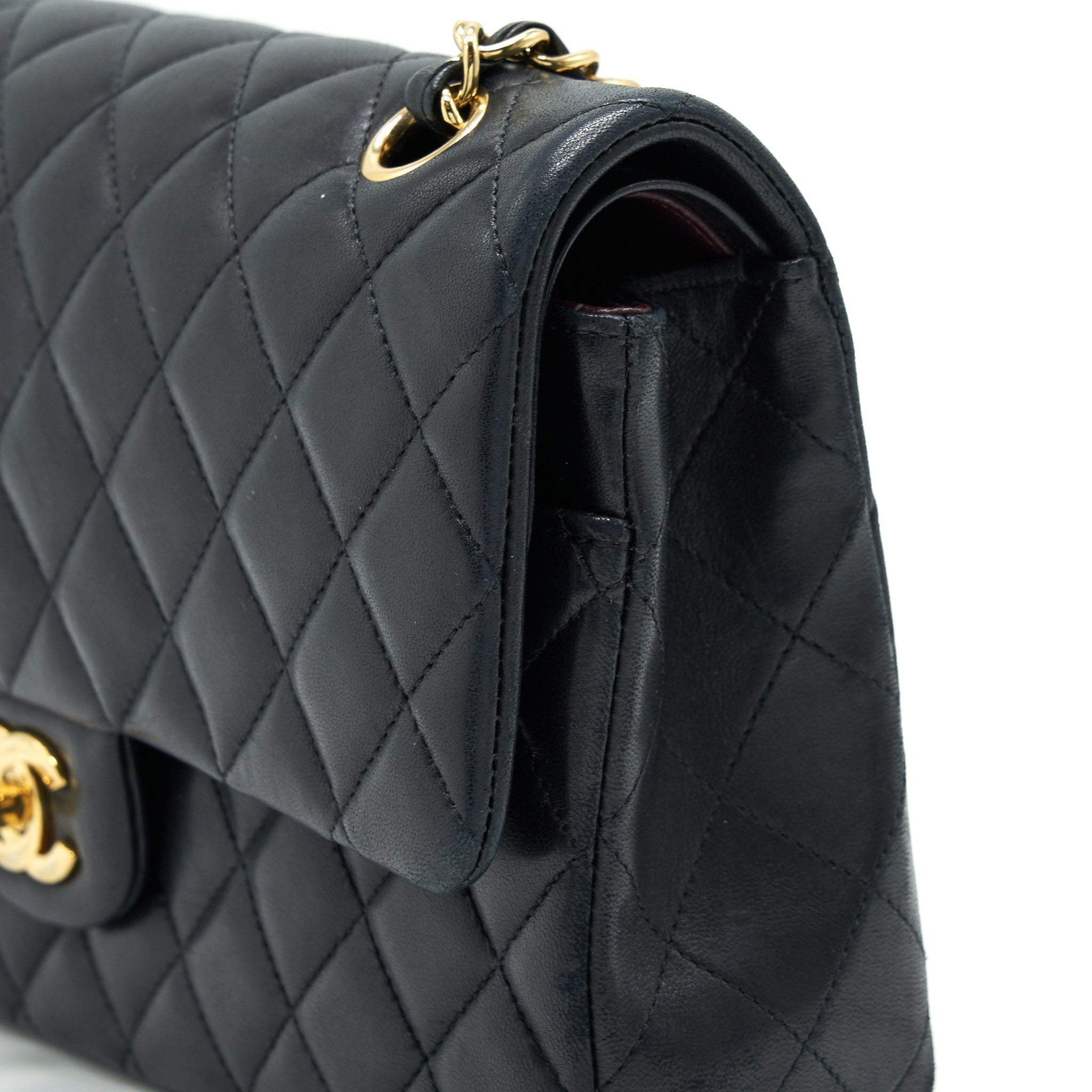 chanel-classic-double-flap-bag-lambskin-medium-black-ghw-serial-19