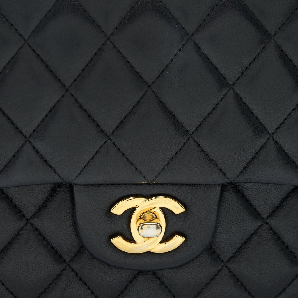 chanel-classic-double-flap-bag-lambskin-medium-black-ghw-serial-19