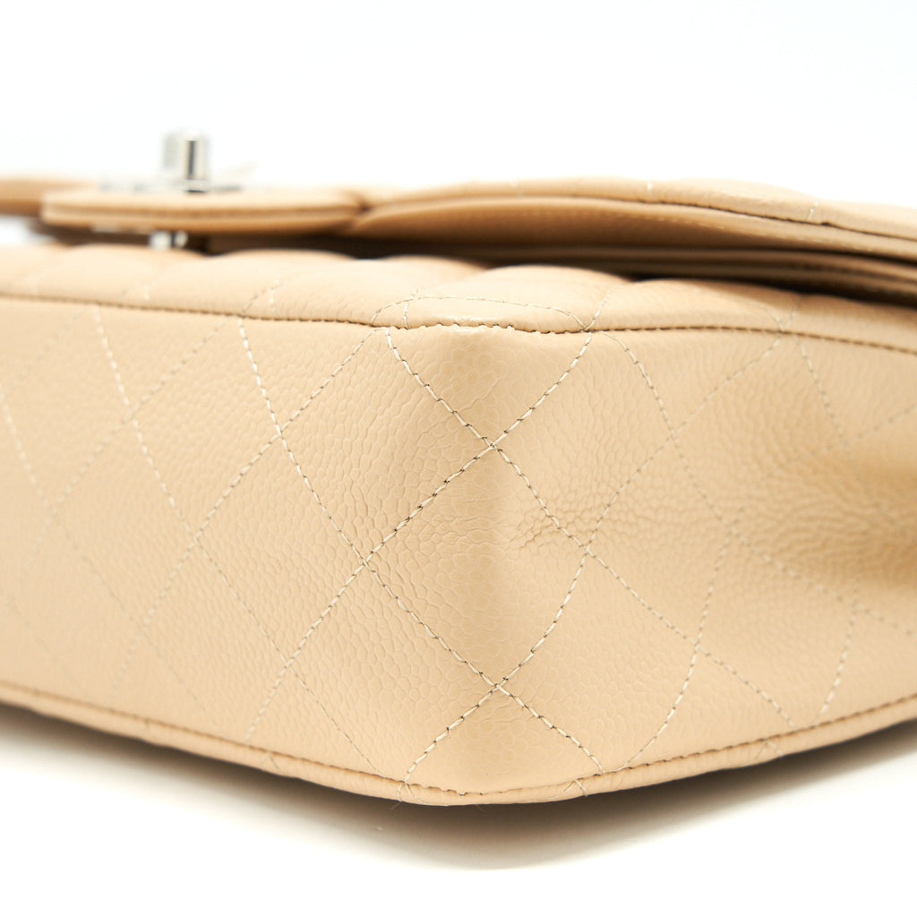 chanel-medium-classic-double-flap-bag-caviar-beige-shw
