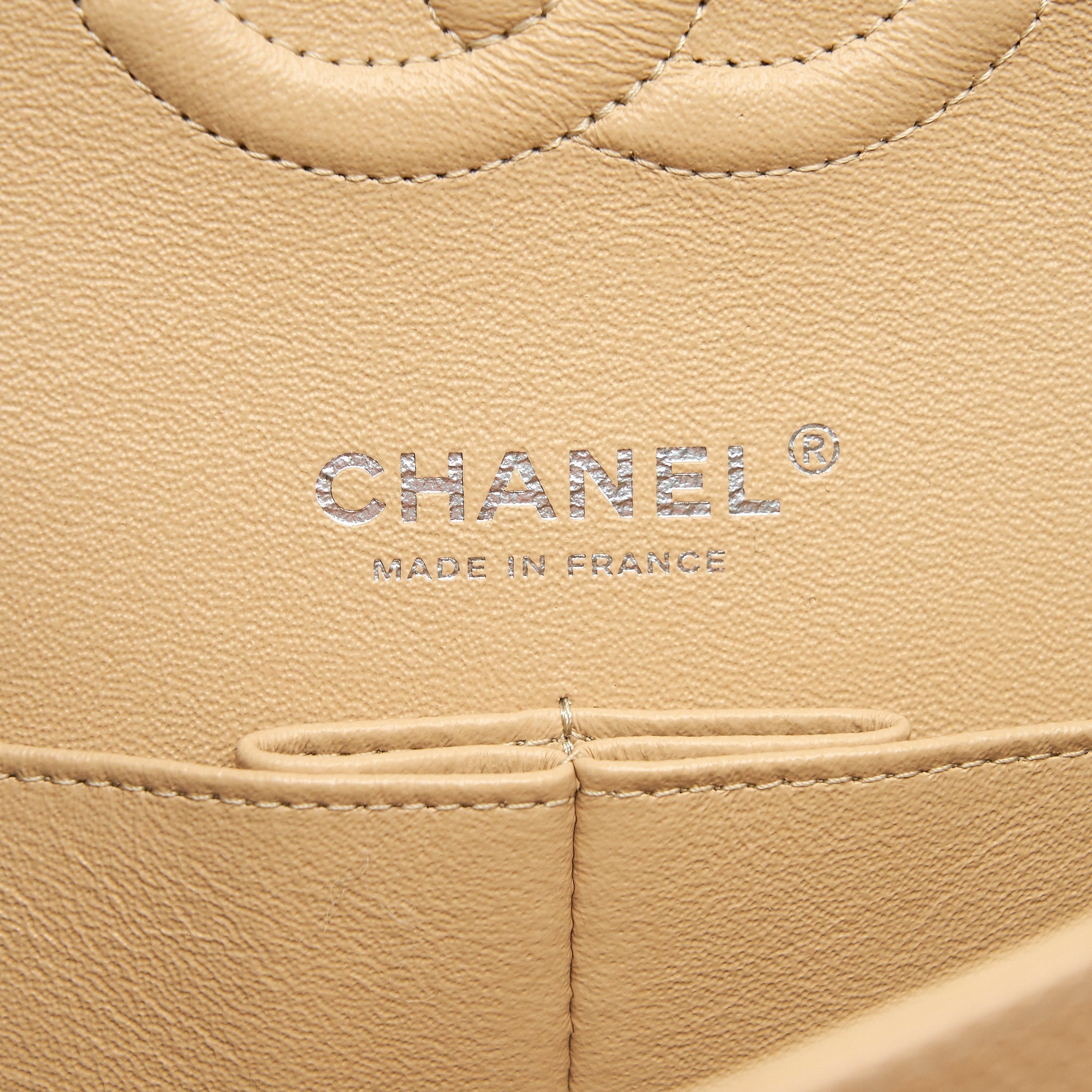 chanel-medium-classic-double-flap-bag-caviar-beige-shw