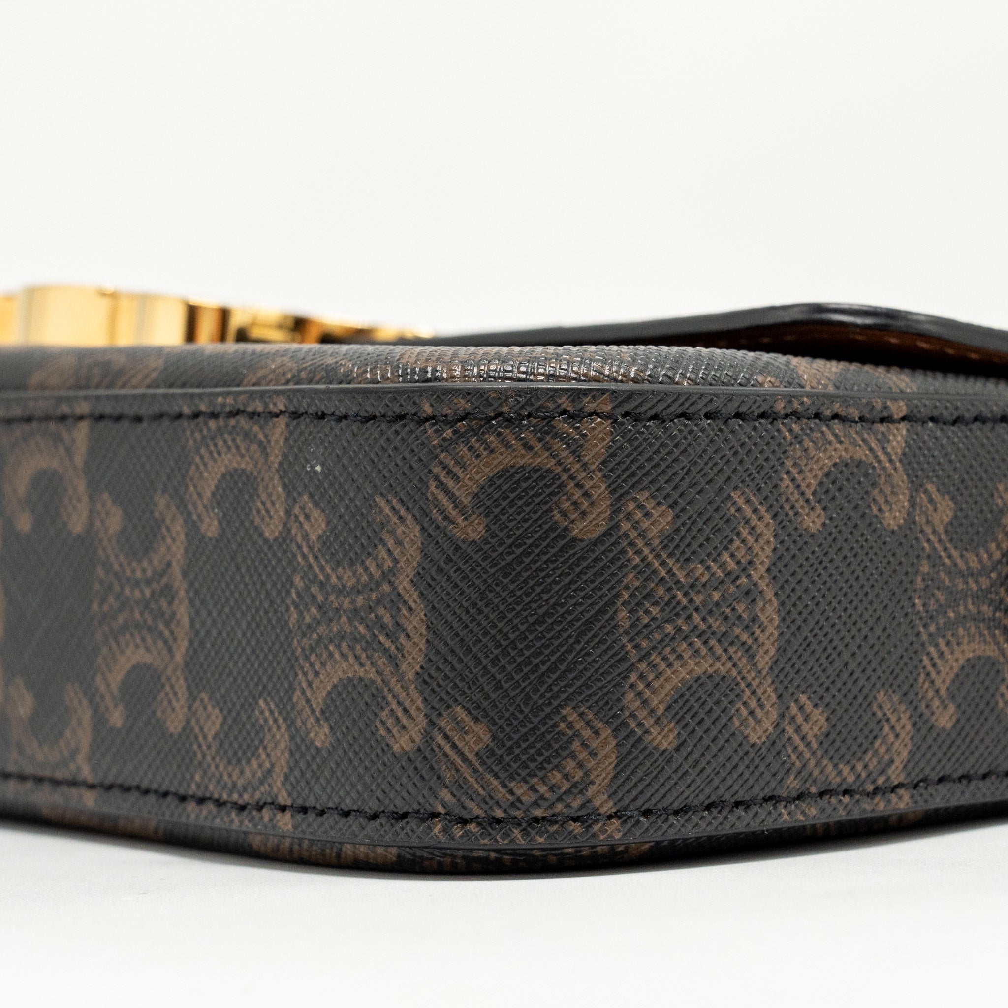 celine-triomphe-shoulder-bag-triomphe-canvas-calfskin-tan-ghw-1