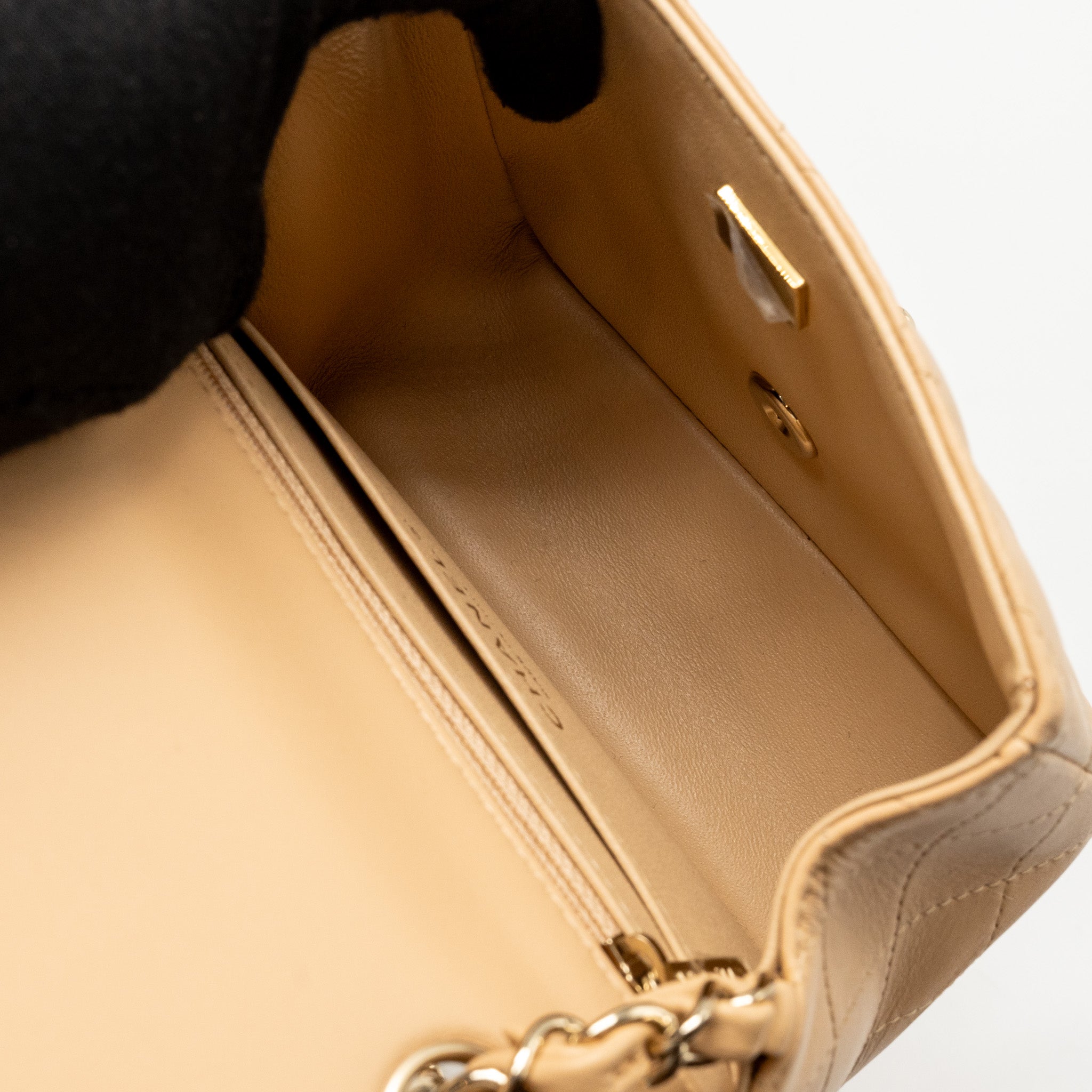 chanel-mini-square-flap-bag-lambskin-beige-lghw-microchip-copy-1