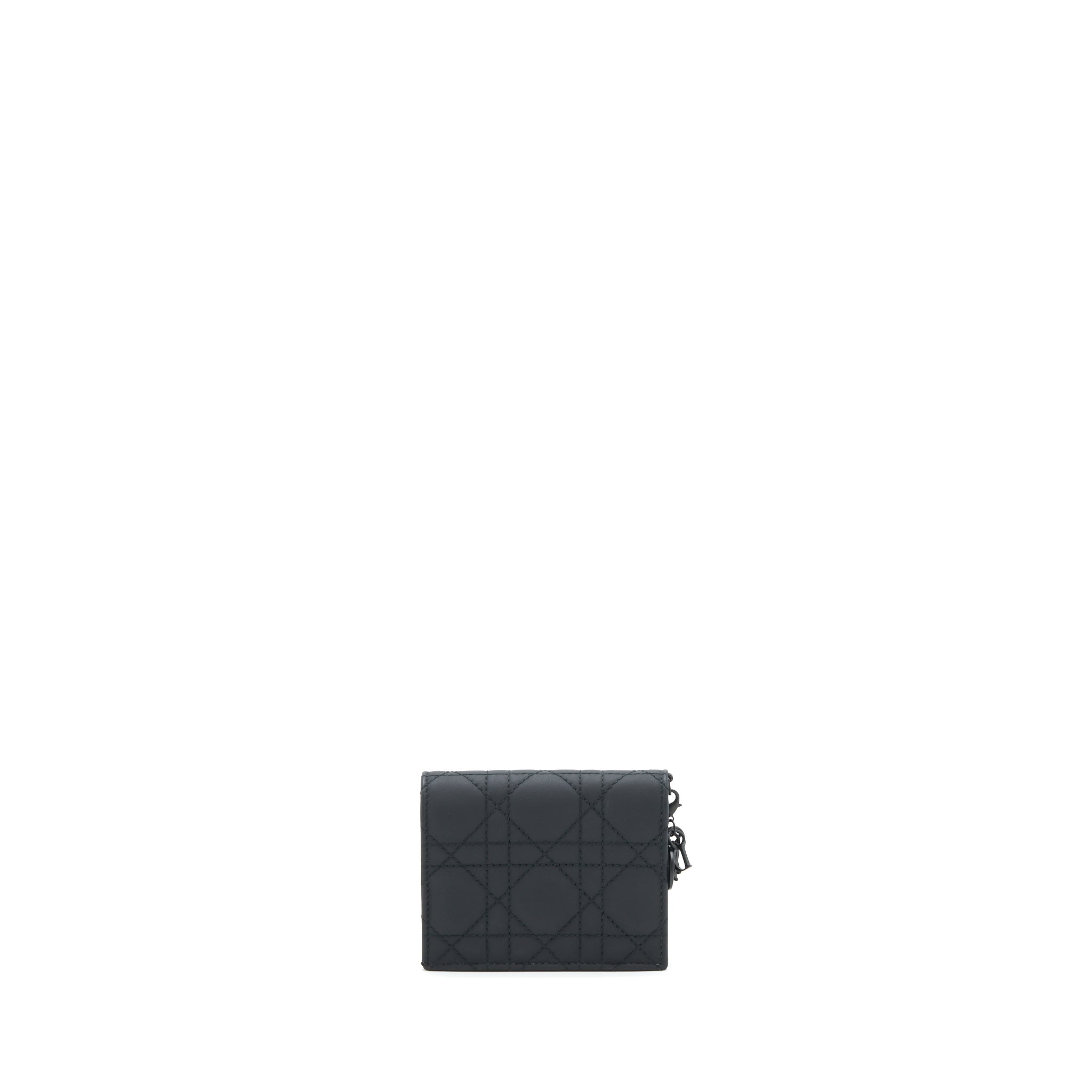 dior-flap-card-holder-calfskin-so-black