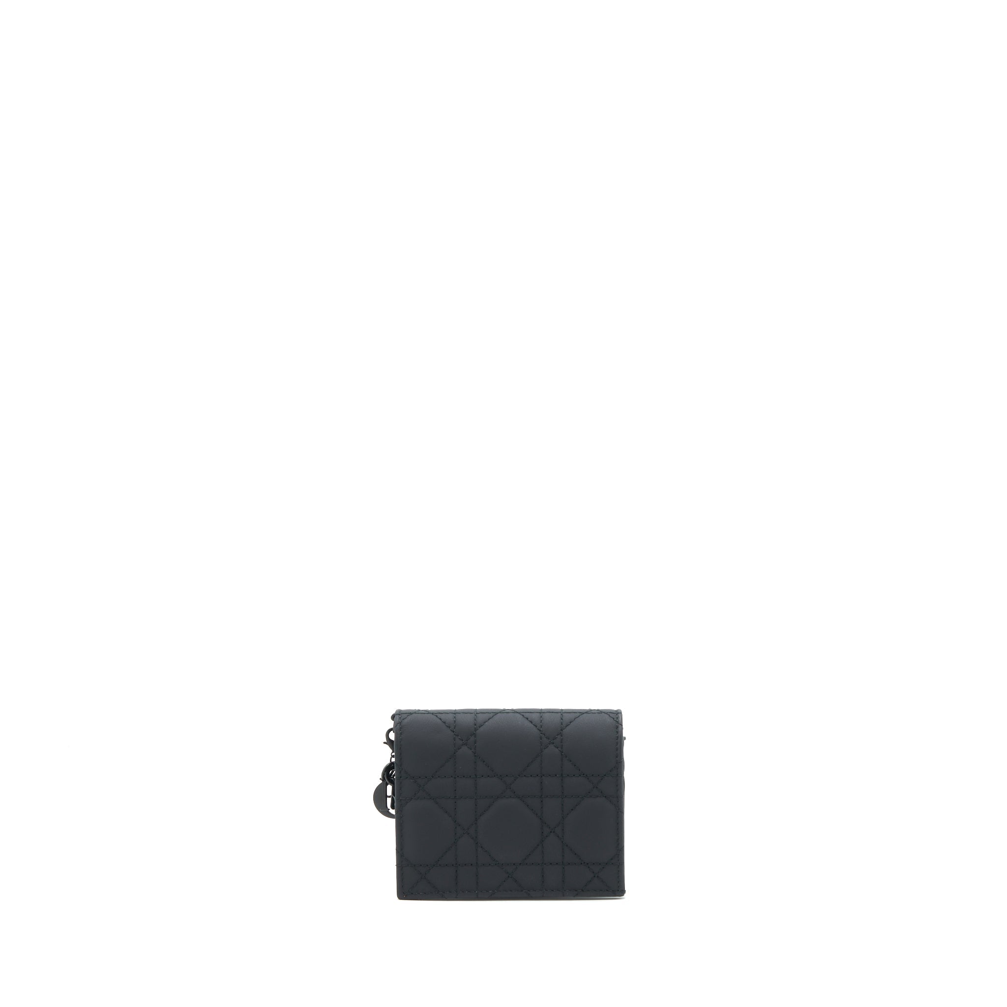 dior-flap-card-holder-calfskin-so-black