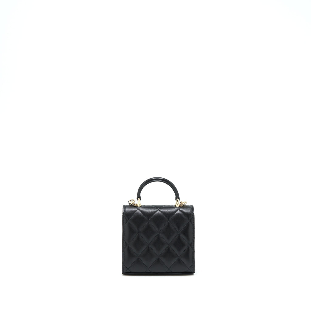 chanel-22p-top-handle-mini-flap-bag-with-chain-lambskin-black-lghw