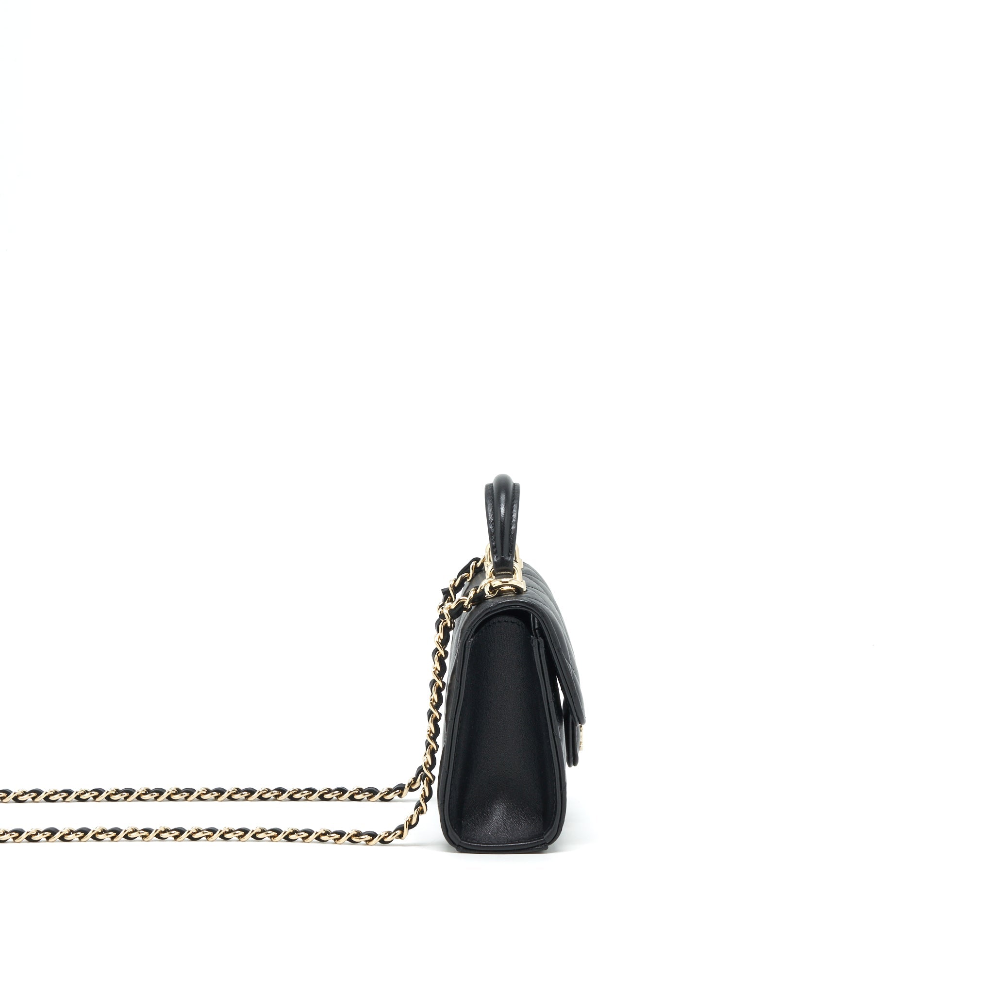 chanel-22p-top-handle-mini-flap-bag-with-chain-lambskin-black-lghw