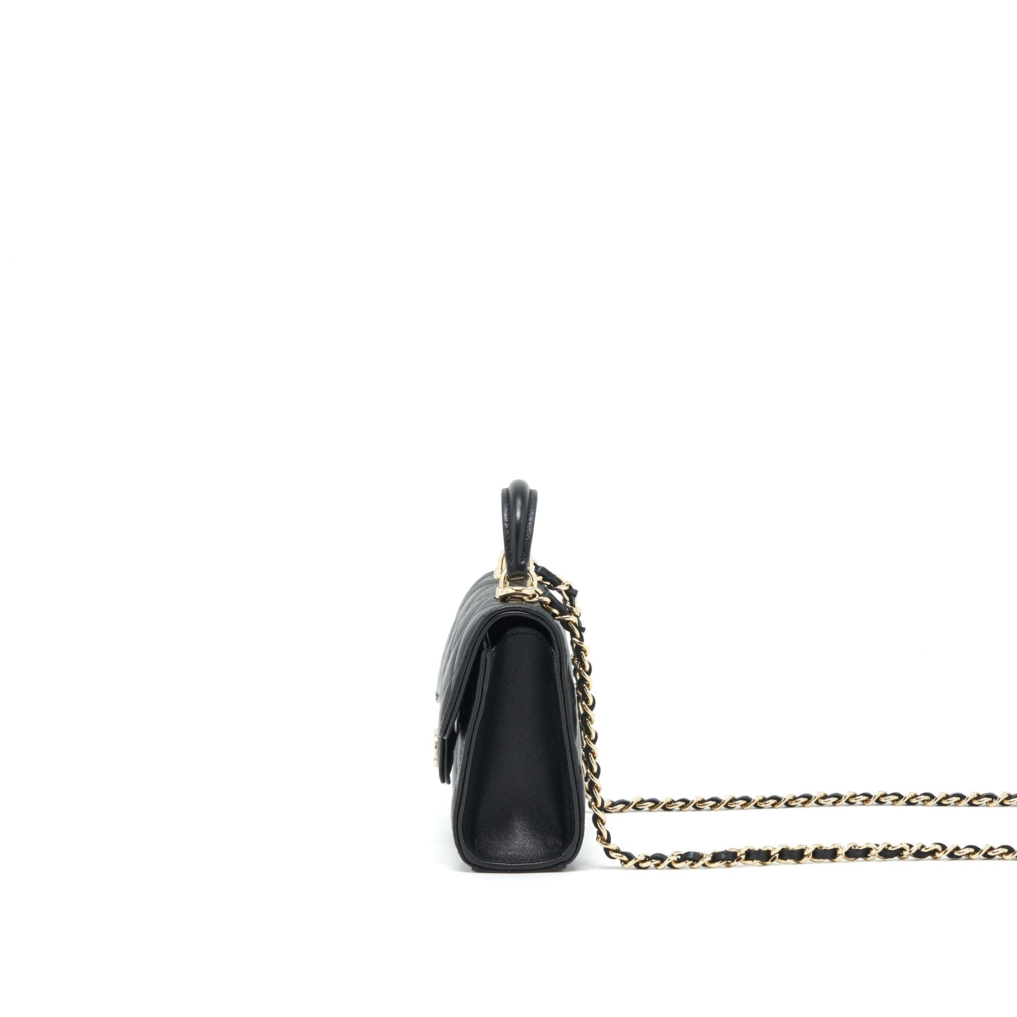 chanel-22p-top-handle-mini-flap-bag-with-chain-lambskin-black-lghw