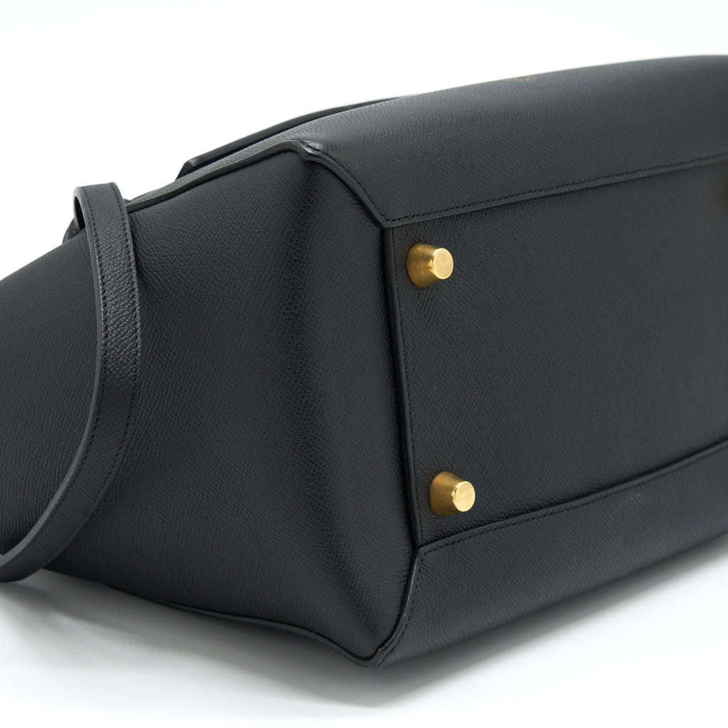 celine-mini-belt-bag-grained-calfskin-black-ghw-1