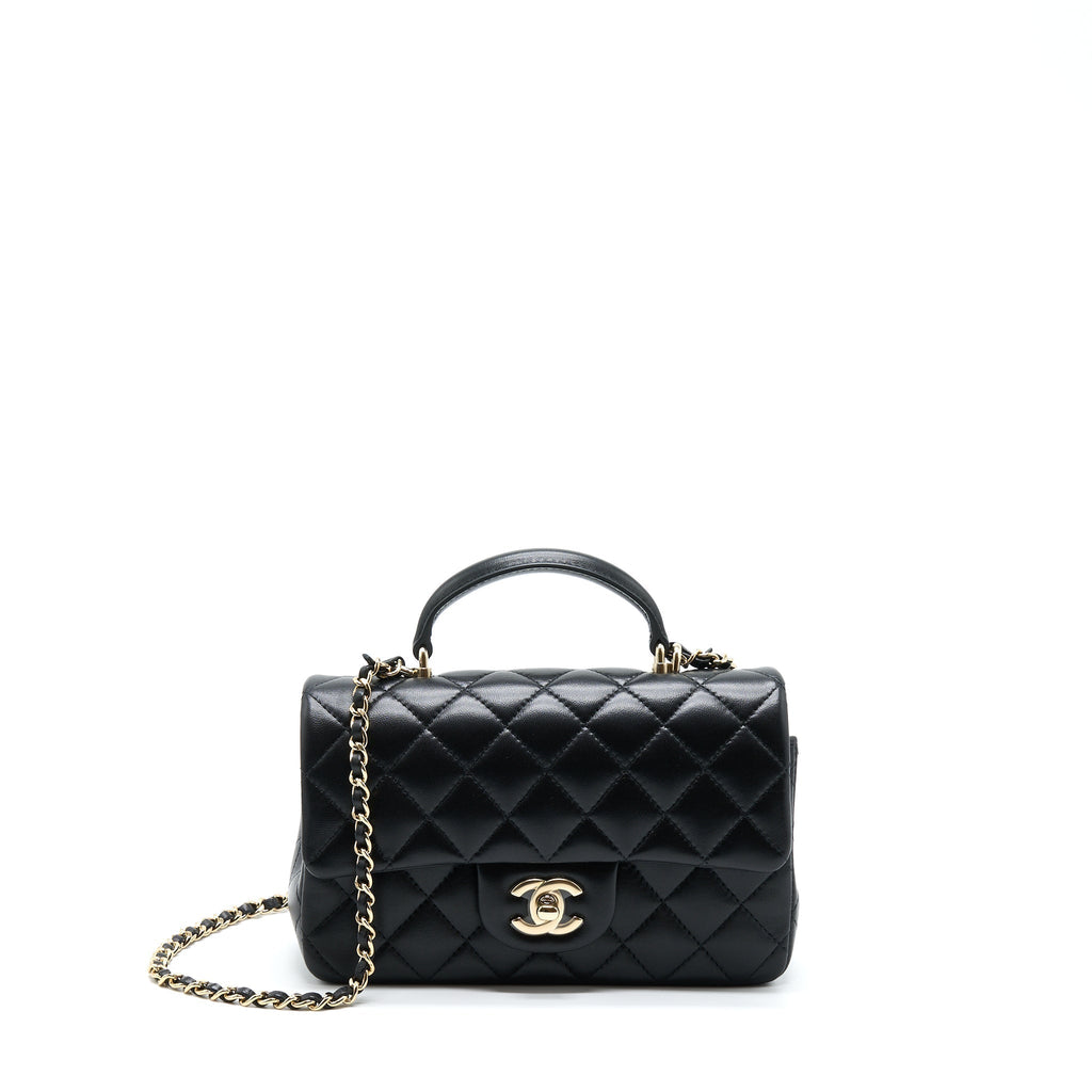 chanel-22a-top-handle-mini-rectangular-flap-bag-lambskin-black-ghw-microchip