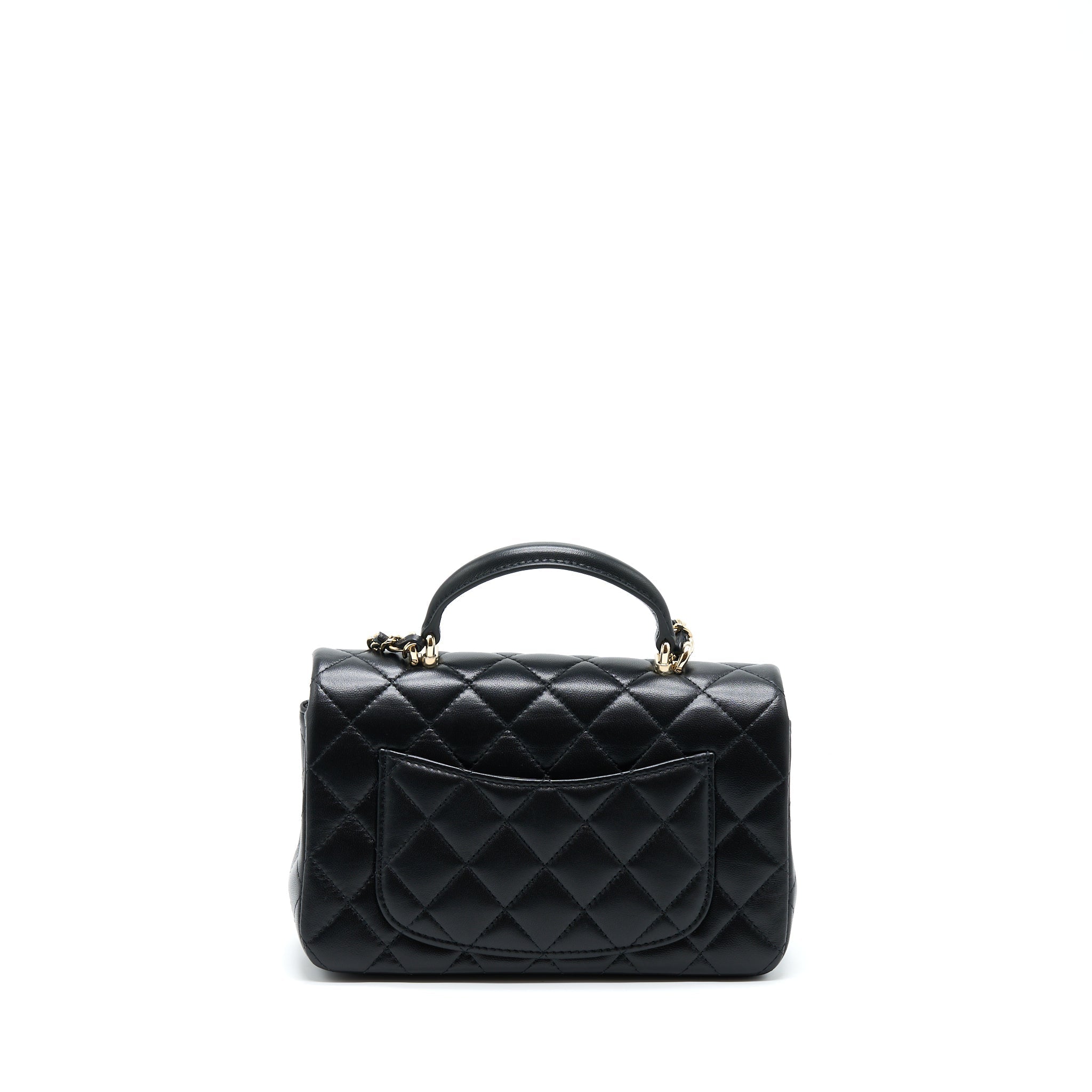 chanel-22a-top-handle-mini-rectangular-flap-bag-lambskin-black-ghw-microchip