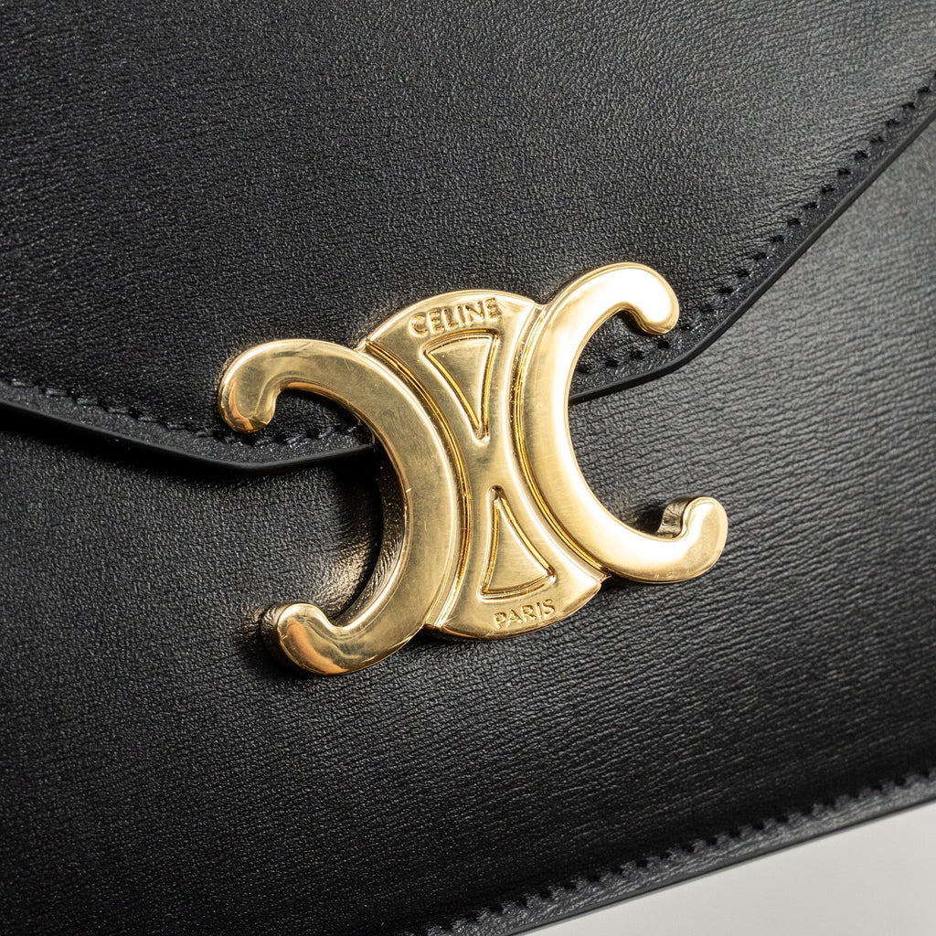 celine-wallet-on-chain-margo-calfskin-black-ghw
