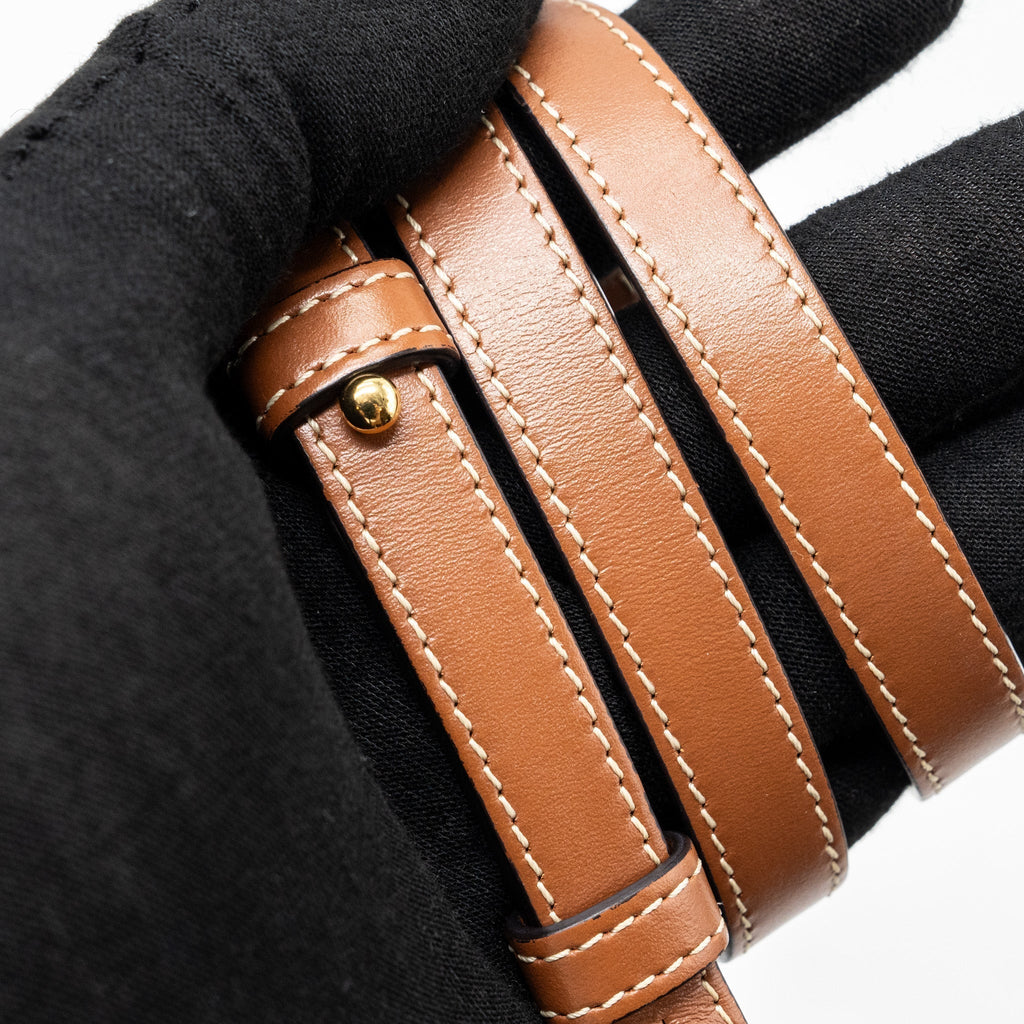 celine-mini-claude-triomphe-canvas-calfskin-tan-ghw
