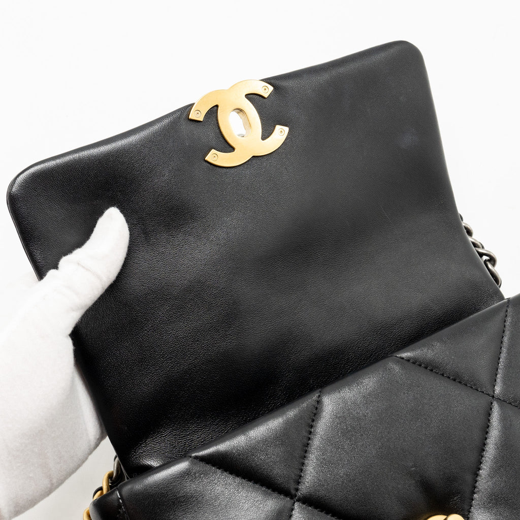 chanel-small-19-bag-lambskin-black-multicolor-hardware-microchip-copy