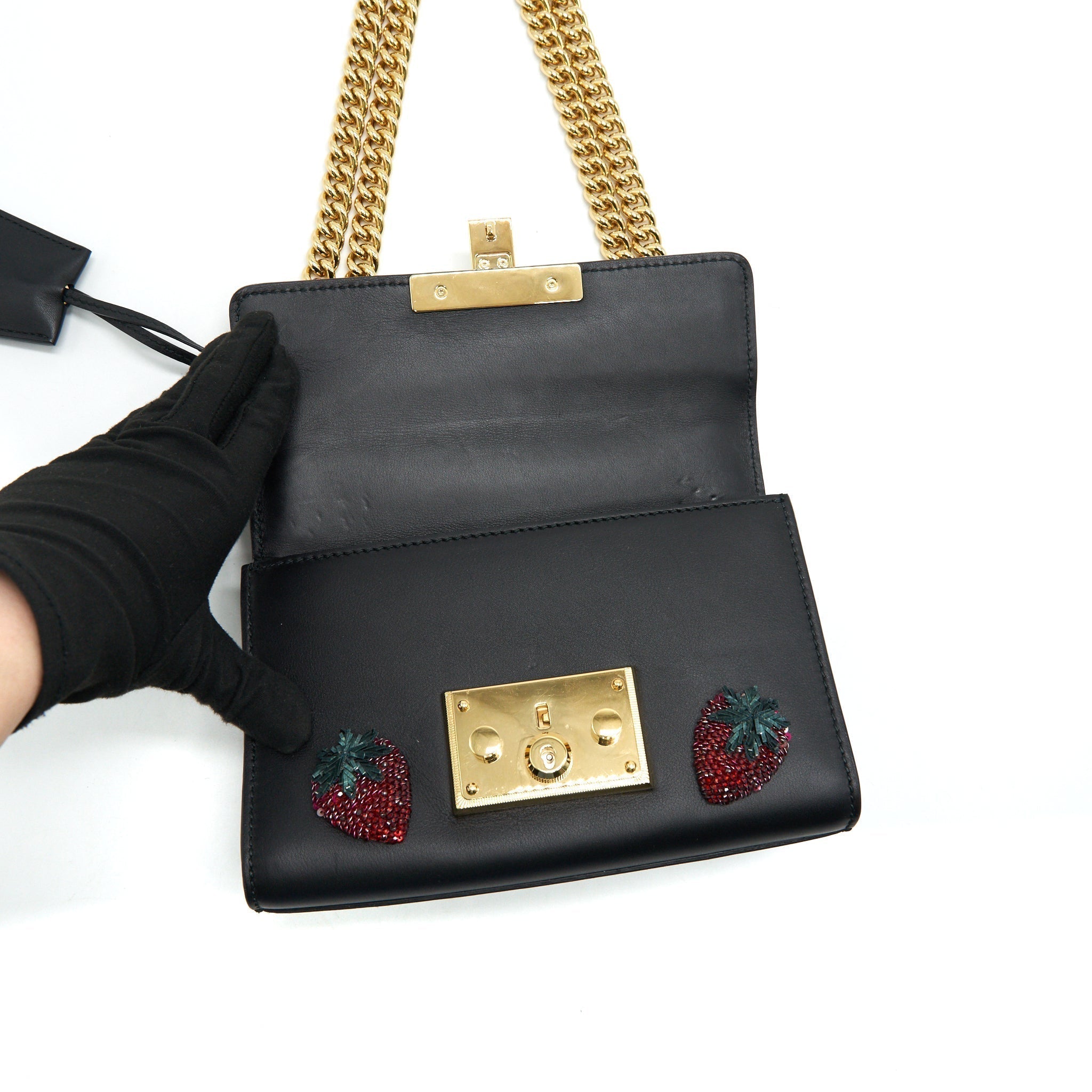 gucci-limited-edition-padlock-chain-bag-black-1