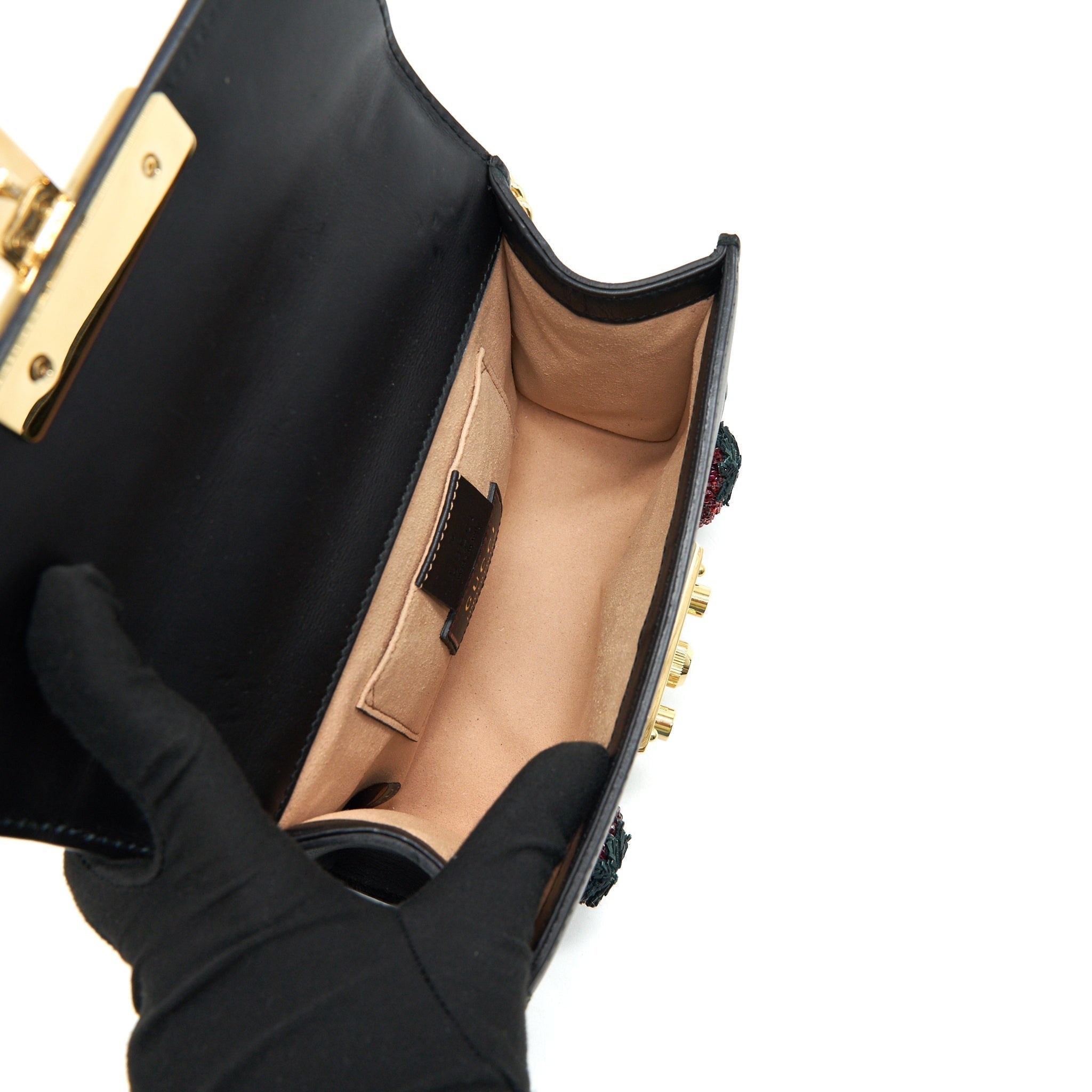 gucci-limited-edition-padlock-chain-bag-black-1