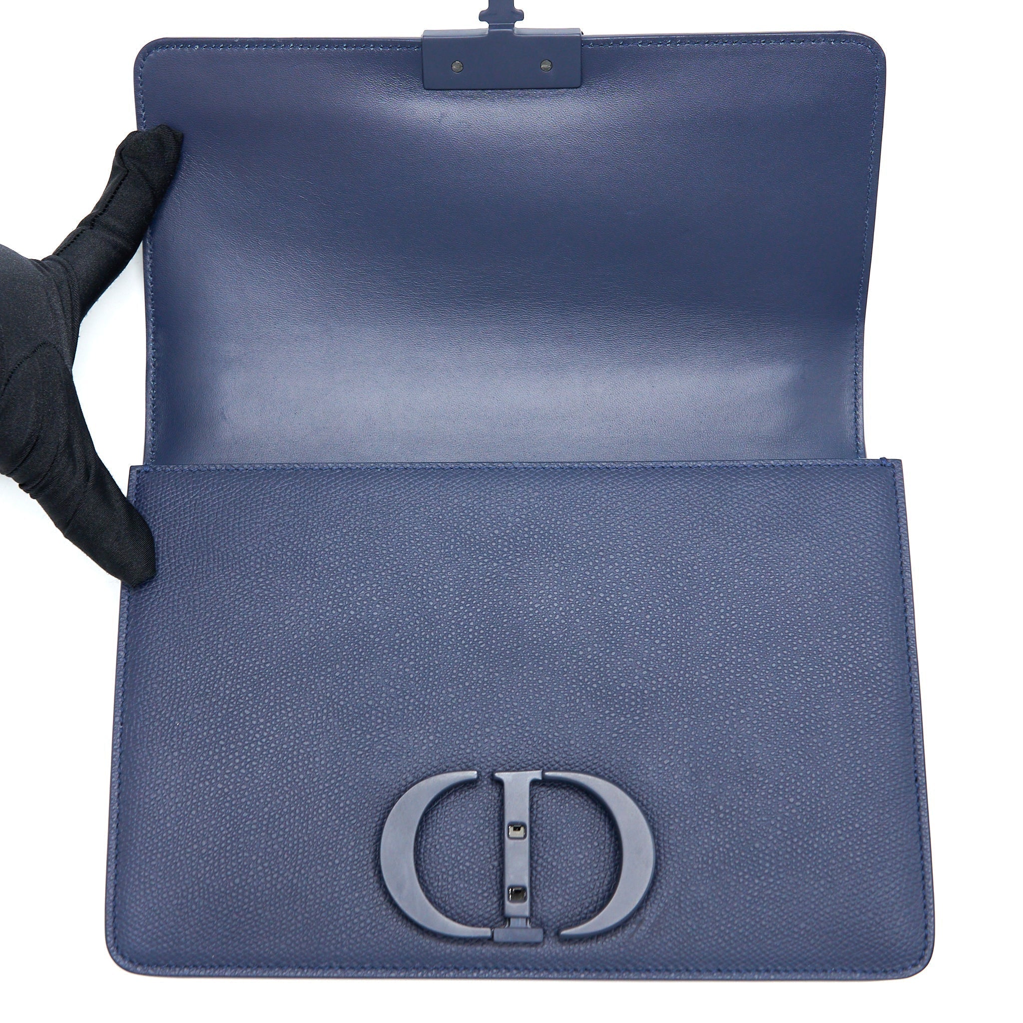dior-montaigne-30-calfskin-navy-with-black-hardware