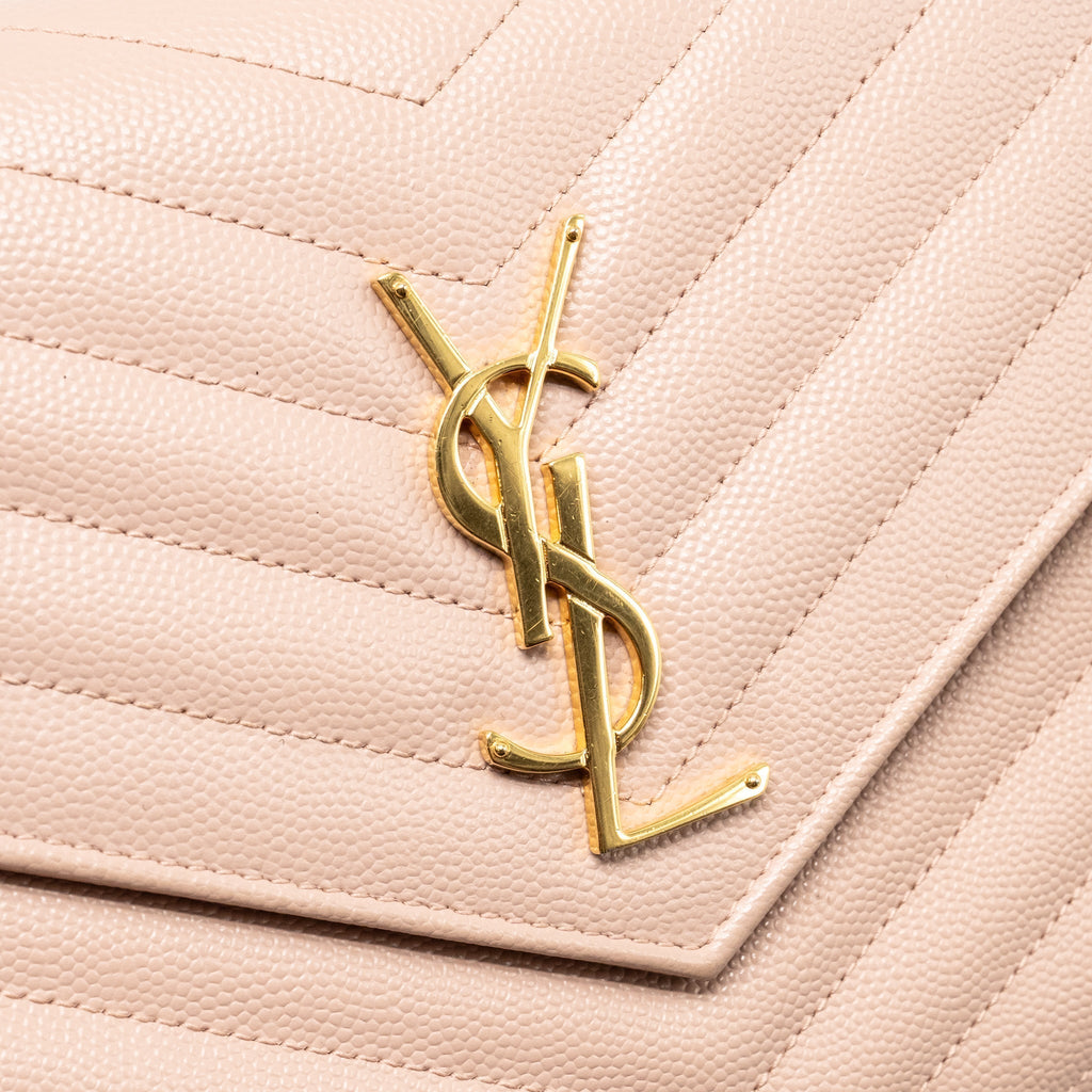 saint-laurent-ysl-matelasse-chain-wallet-grained-calfskin-pale-blush-ghw