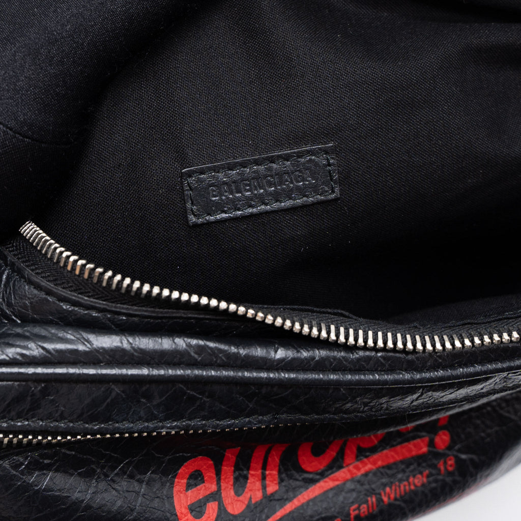 balenciaga-europa-belt-bag-calfskin-black-red-shw