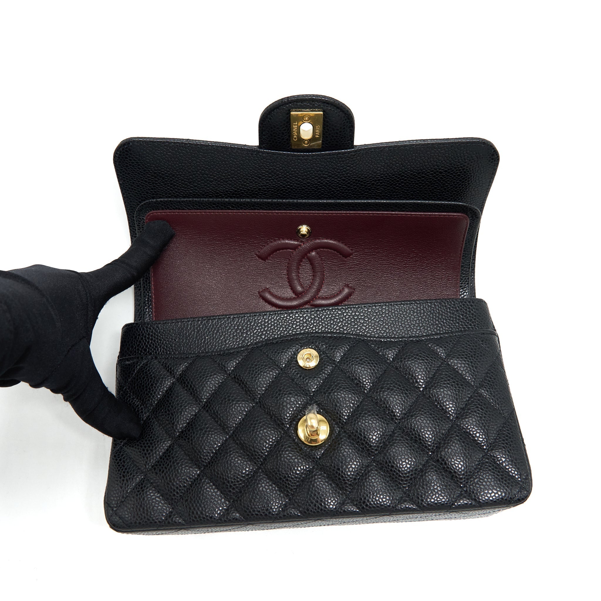 chanel-small-classic-double-flap-bag-caviar-black-ghw-microchip-1